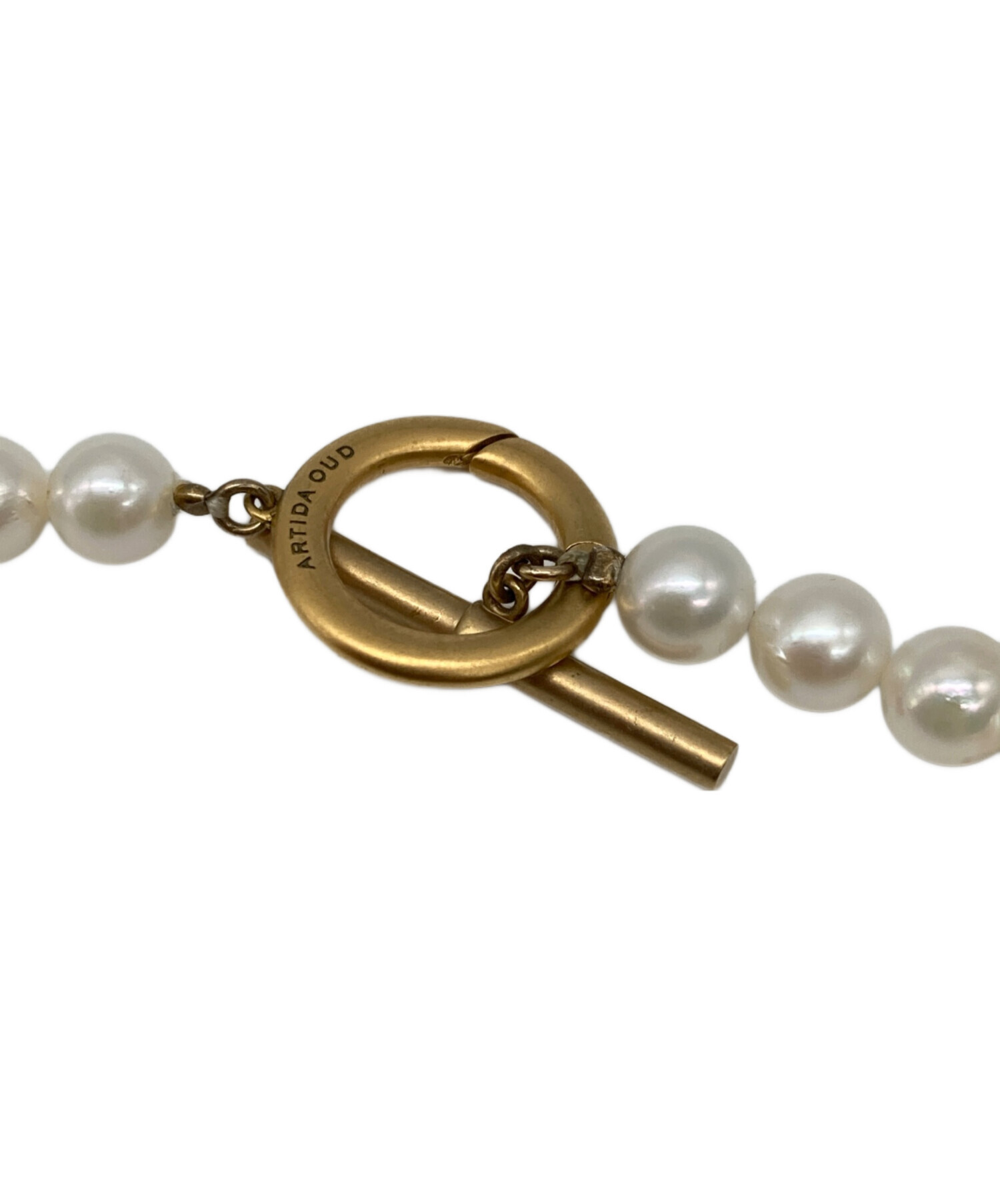 アルティーダウード　3連アコヤパール　ブレスレット philia] アコヤパール ケーブルチェーン トグル ブレスレット｜ARTIDA