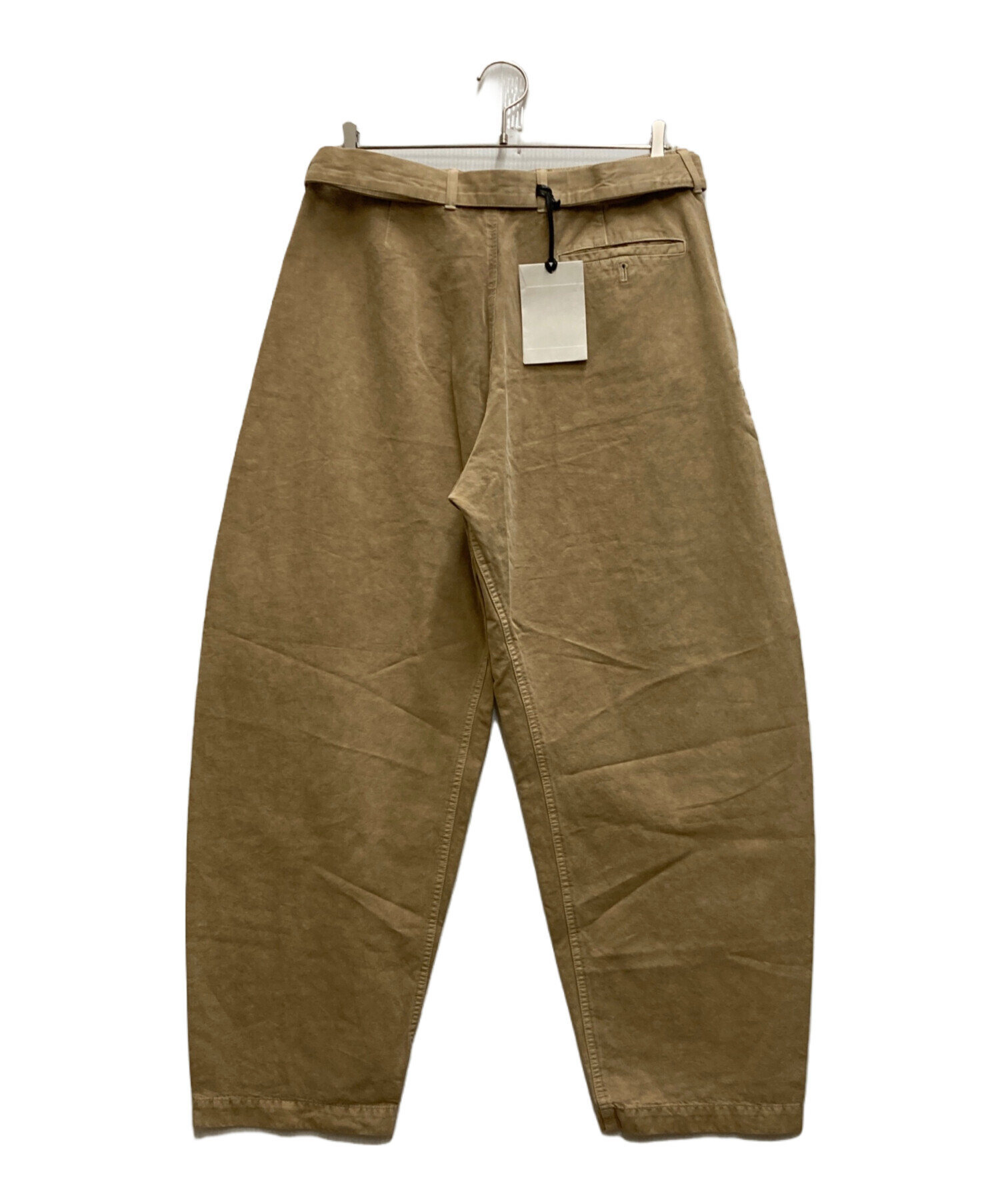 LEMAIRE】TWISTED CHINO PANTS BEIGE 46 Lemaire Twisted belted pants