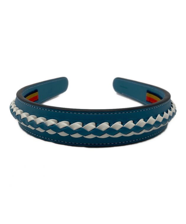 中古・古着通販】HERMES (エルメス) カチューシャ ブルー｜ブランド