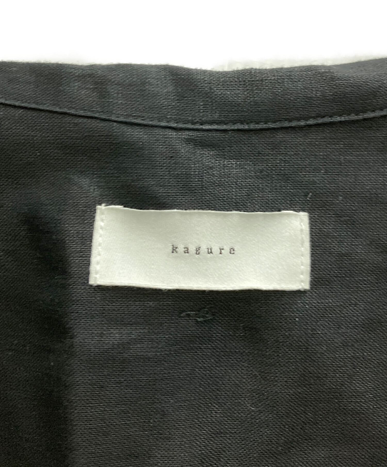 中古・古着通販】KAGURE (カグレ) リネンハーフスリーブオールインワン