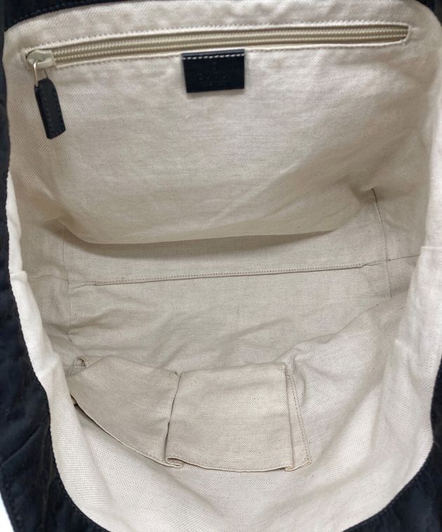 中古・古着通販】GUCCI (グッチ) GGナイロンバッグ ブラック｜ブランド