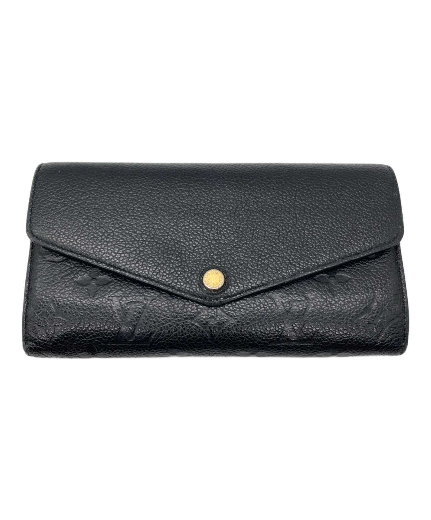 中古・古着通販】LOUIS VUITTON (ルイ ヴィトン) 長財布 ブラック
