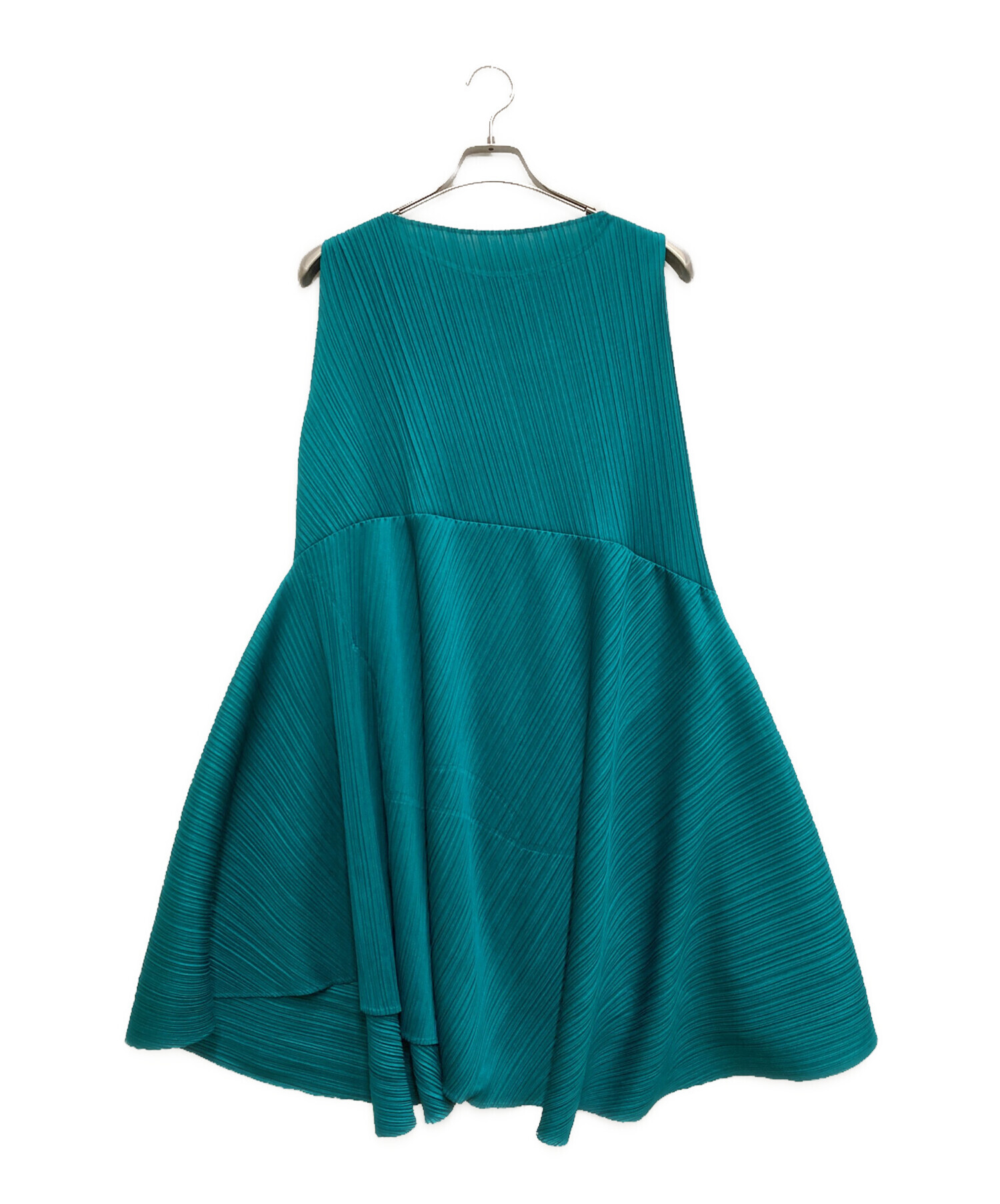 PLEATS PLEASE （プリーツプリーズ）グリーン、ブルー サイズ F 中古・古着通販】PLEATS PLEASE (プリーツプリーズ) プリーツ