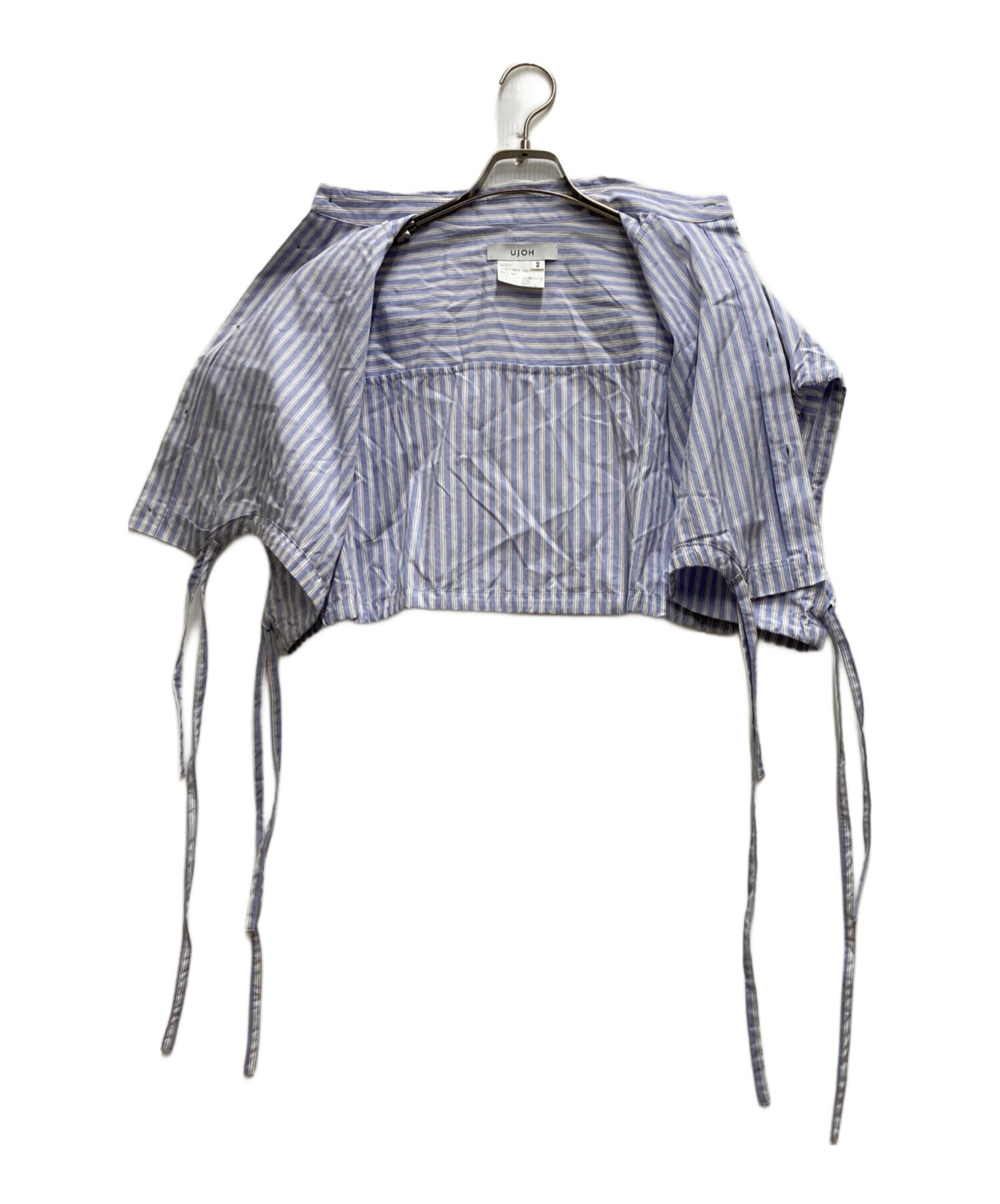 中古・古着通販】UJOH (ウジョー) French Gathered Shirt ブルー 