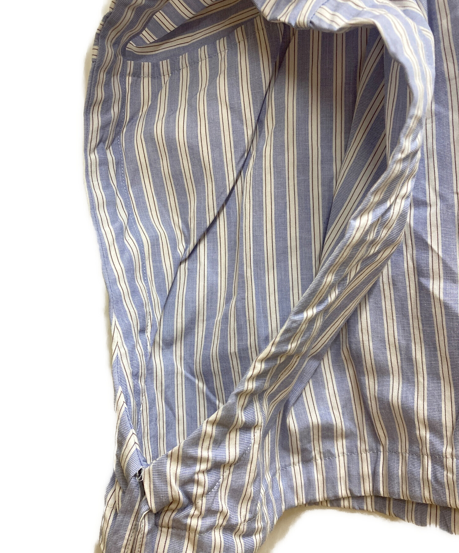 中古・古着通販】UJOH (ウジョー) French Gathered Shirt ブルー 