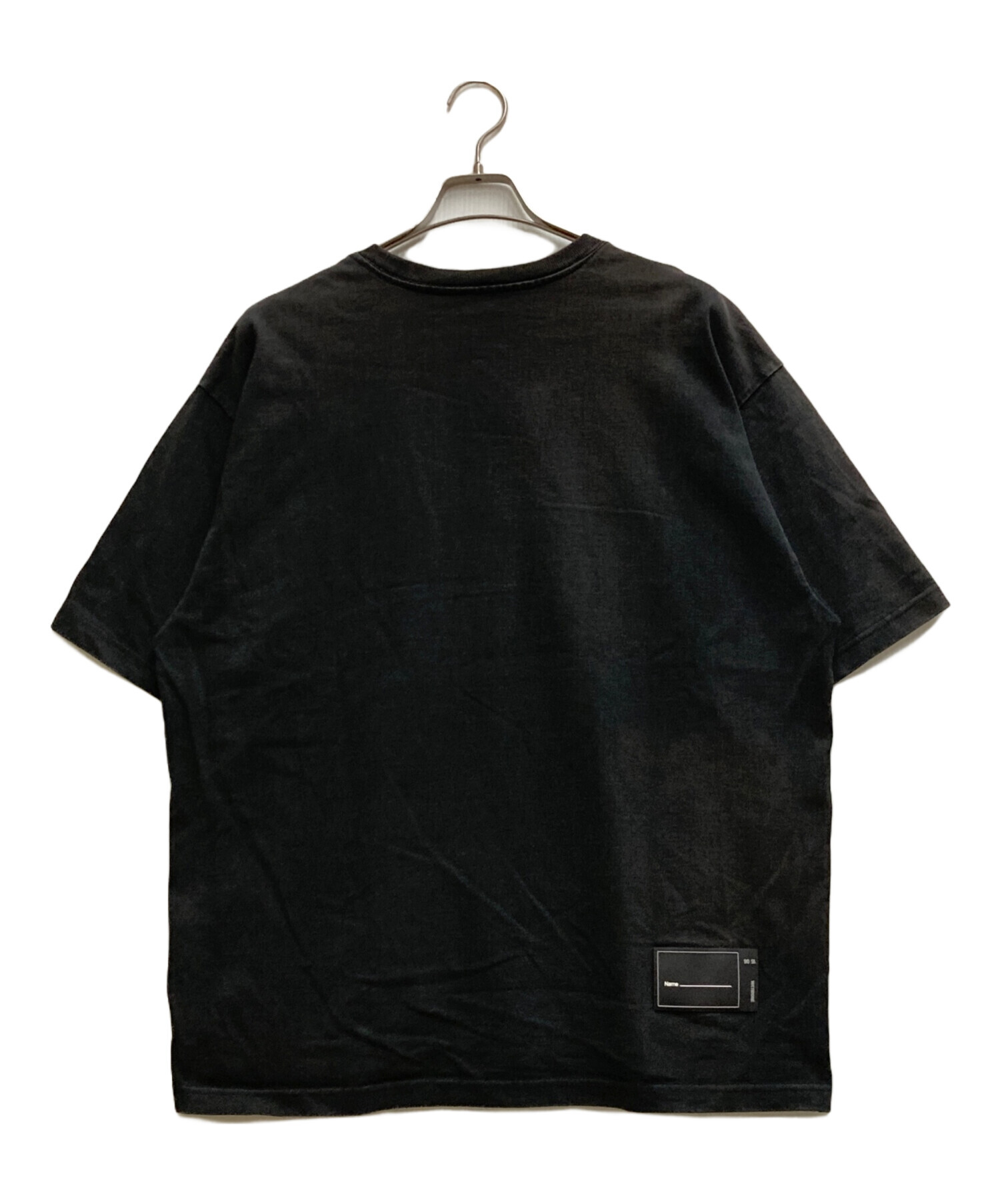 中古・古着通販】WE11DONE (ウェルダン) ロゴビッグTee ブラック 