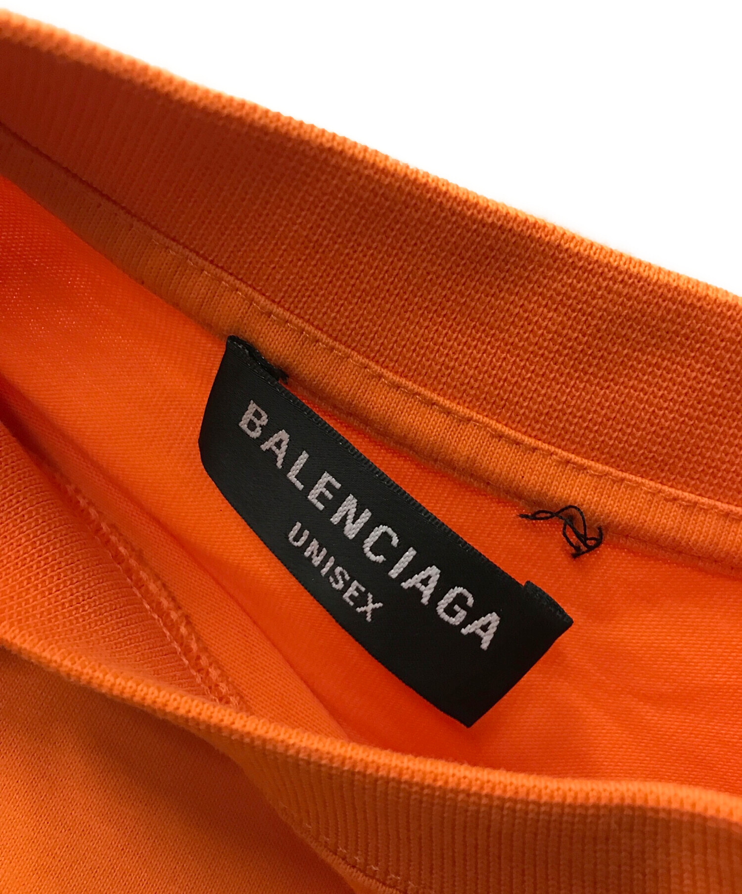 BALENCIAGA オレンジ 長袖カットソー BALENCIAGA オレンジ・ブラック
