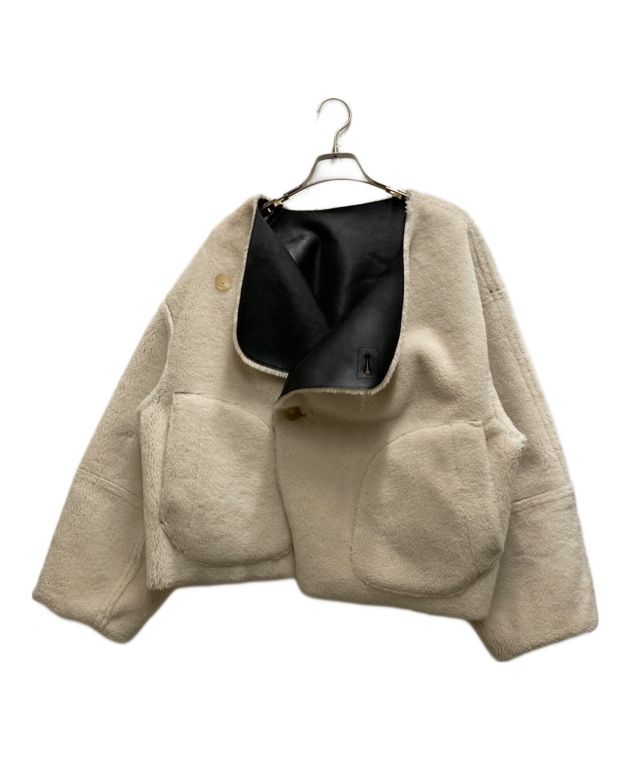 etretokyo リバーシブルムートンブルゾン BLK / S ETRE TOKYO