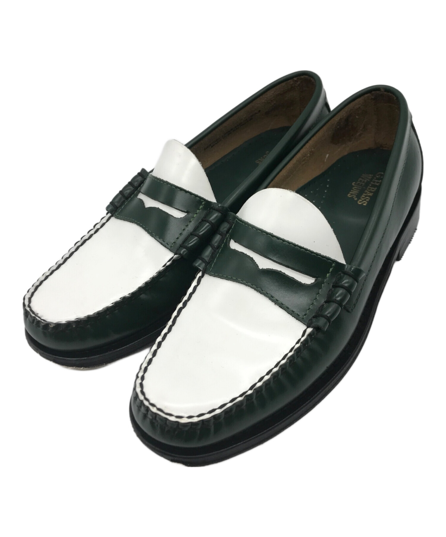 未使用　G.H.BASS ローファー　ペニーローファー　US9 中古・古着通販】G.H.BASS (ジーエイチバス) バイカラーペニー