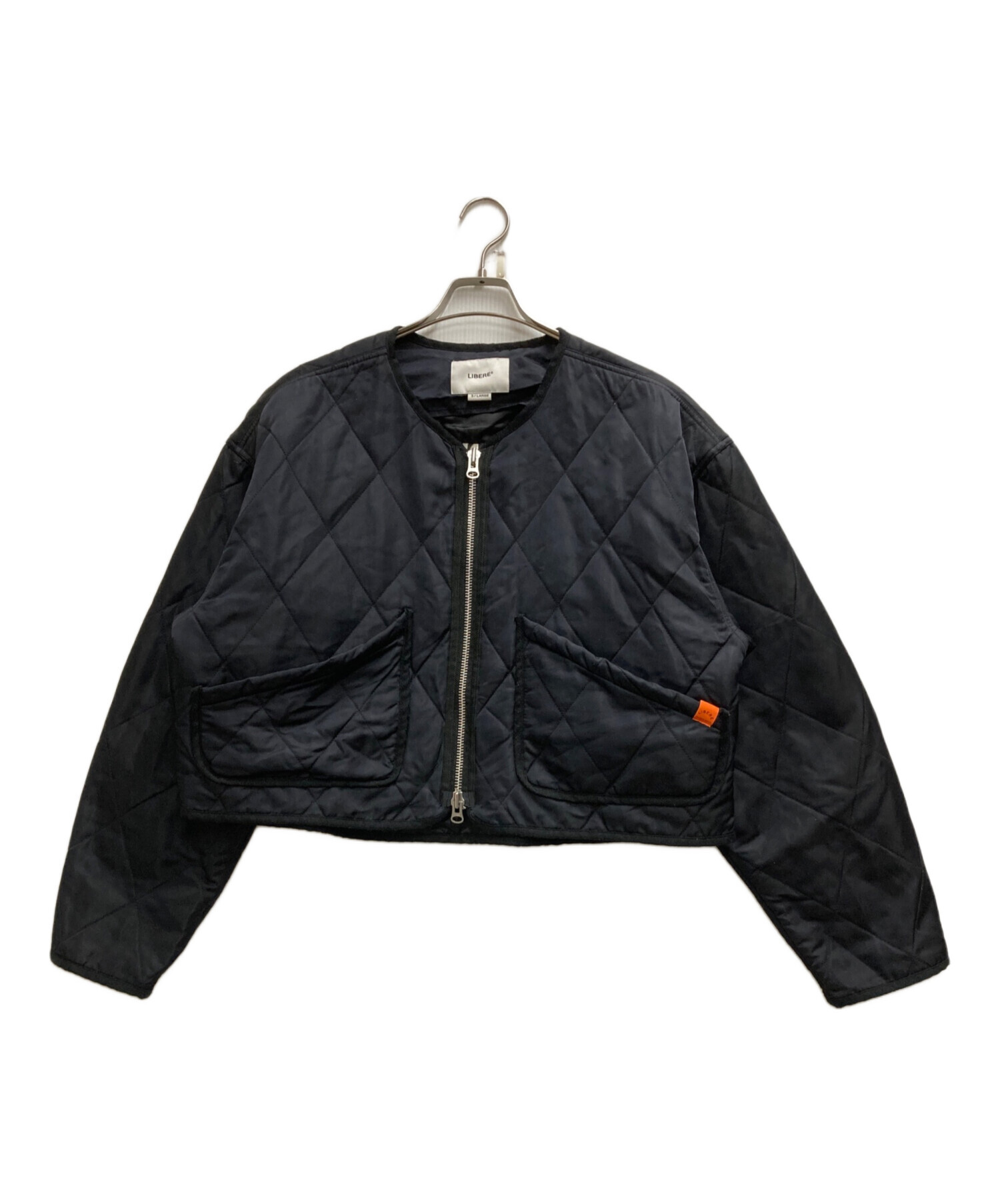 中古・古着通販】LIBERE (リベーレ) HALF QUILTING JACKET ブラック 