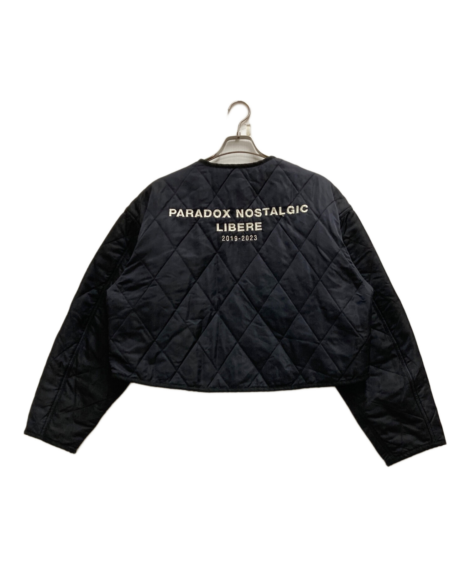 中古・古着通販】LIBERE (リベーレ) HALF QUILTING JACKET ブラック 