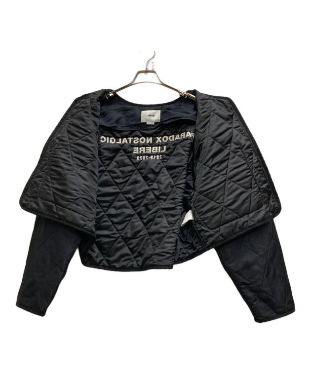 中古・古着通販】LIBERE (リベーレ) HALF QUILTING JACKET ブラック 