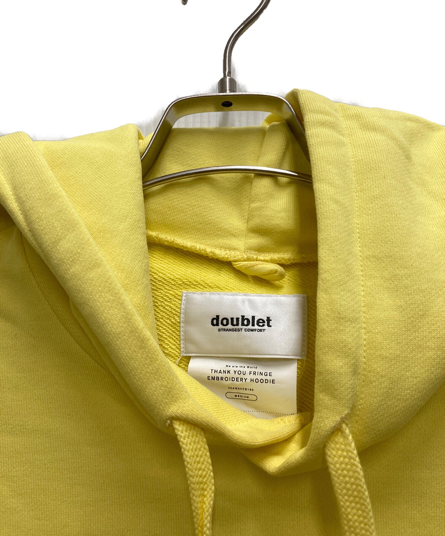 中古・古着通販】doublet (ダブレット) THANK YOU FRINGE EMBROIDERY 