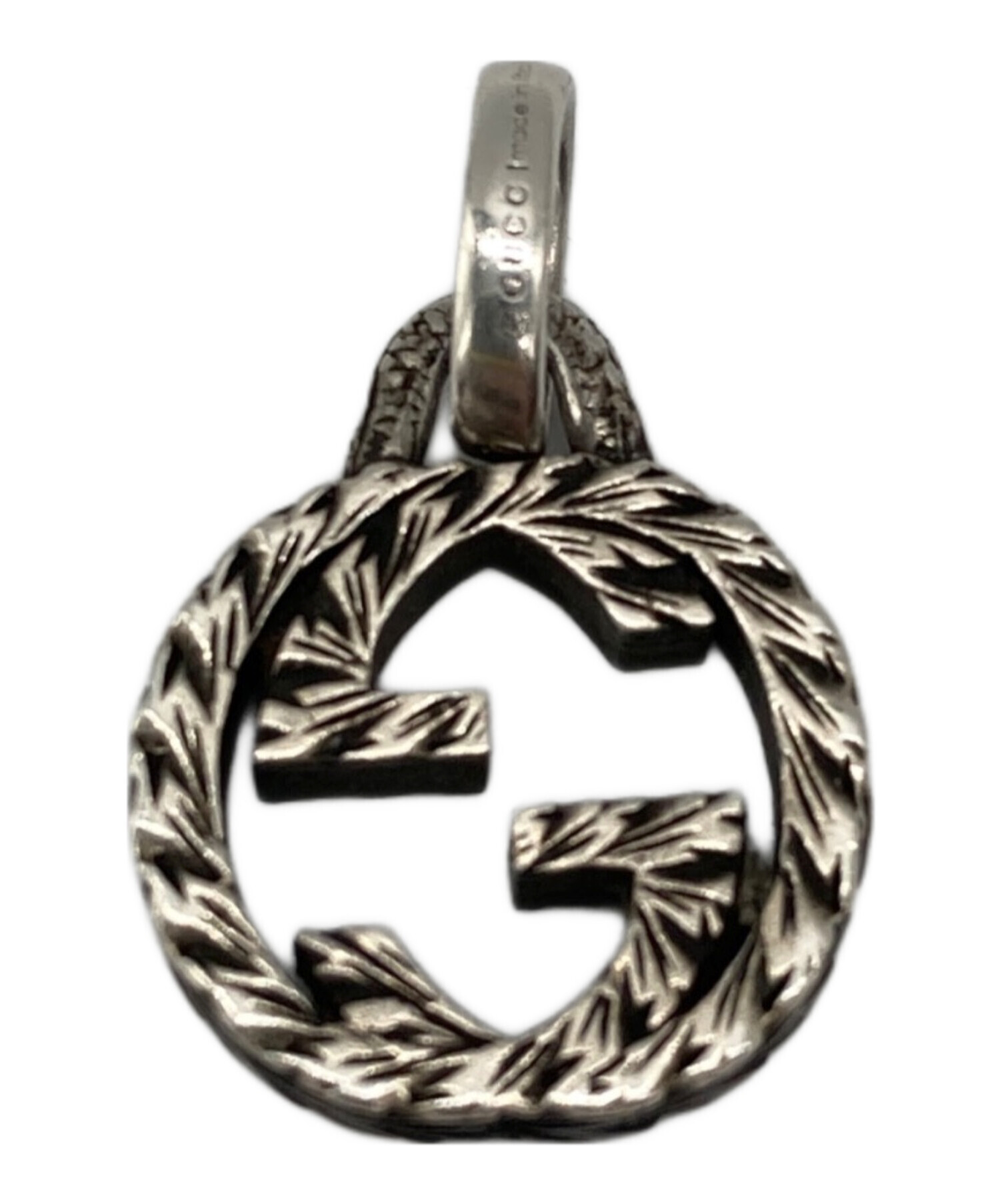 中古・古着通販】GUCCI (グッチ) インターロッキングGペンダントトップ 
