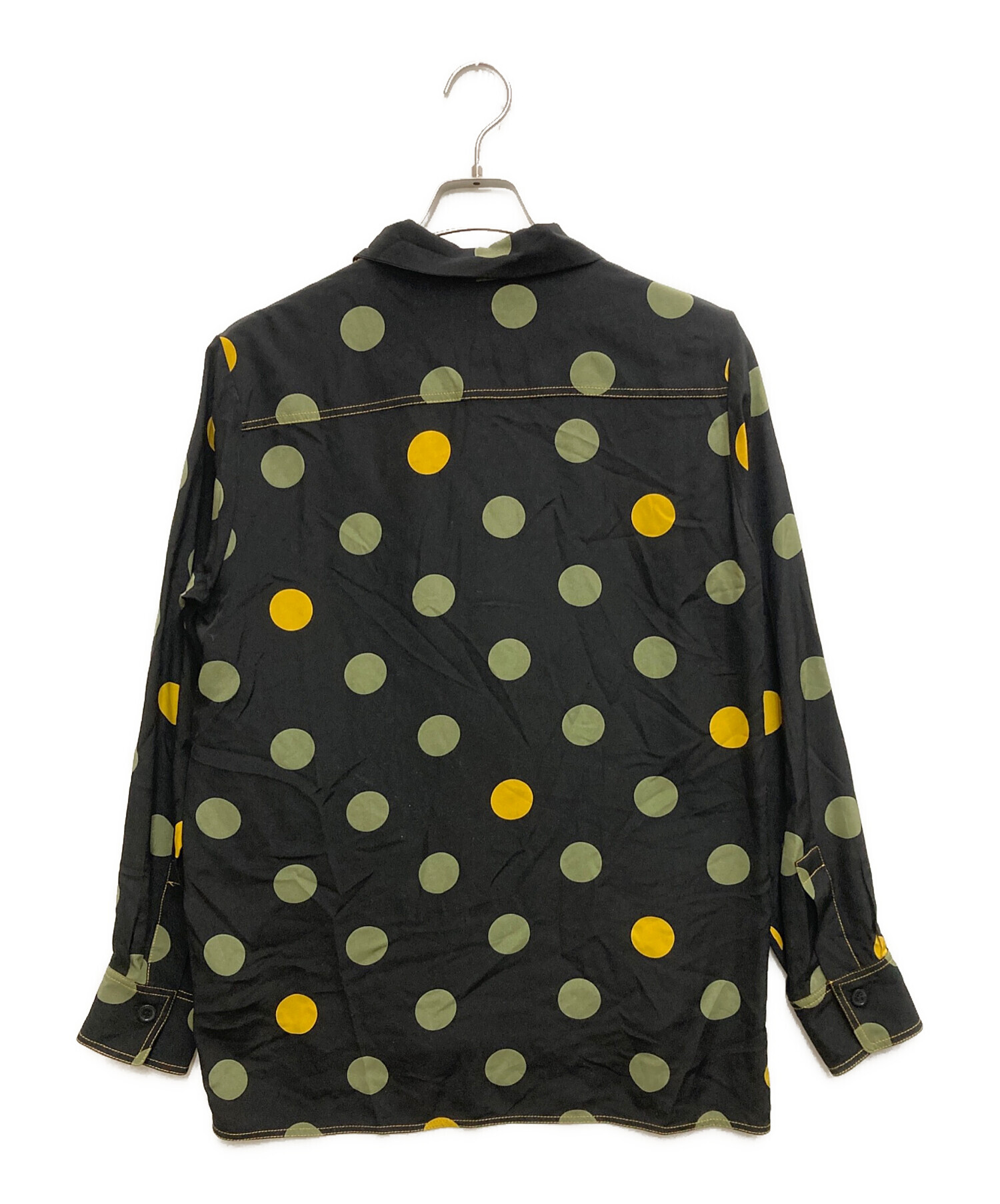 中古・古着通販】MARNI (マルニ) ドットシルクボウタイシャツ ブラック 