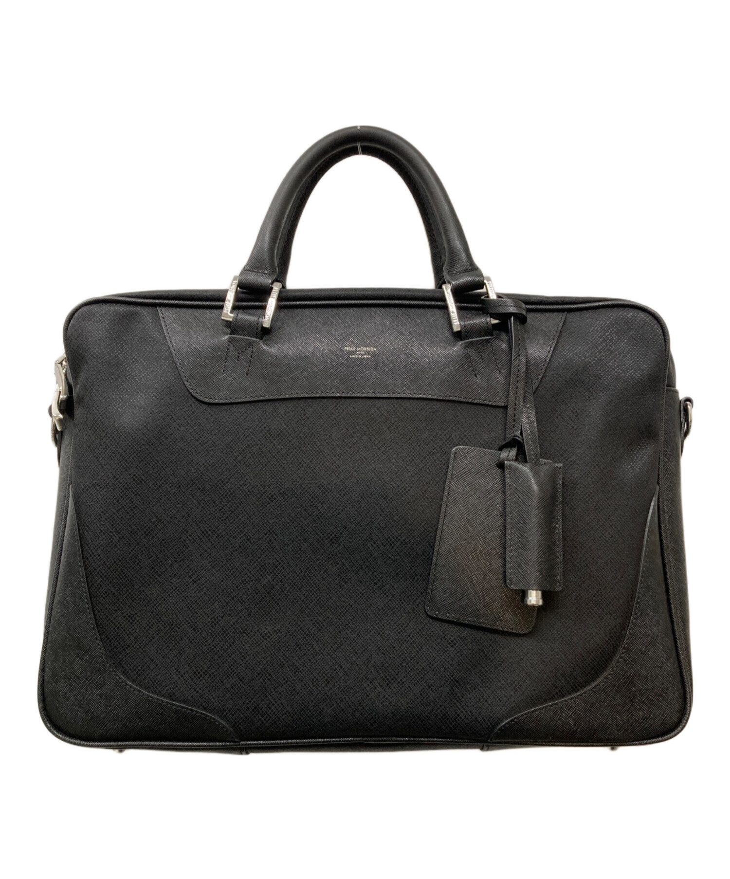 PELLE MORBIDA ペッレ モルビダ　2wayブリーフバッグ　美品 PELLE MORBIDA（ペッレ モルビダ） ケアセット＋選べるノベルティ