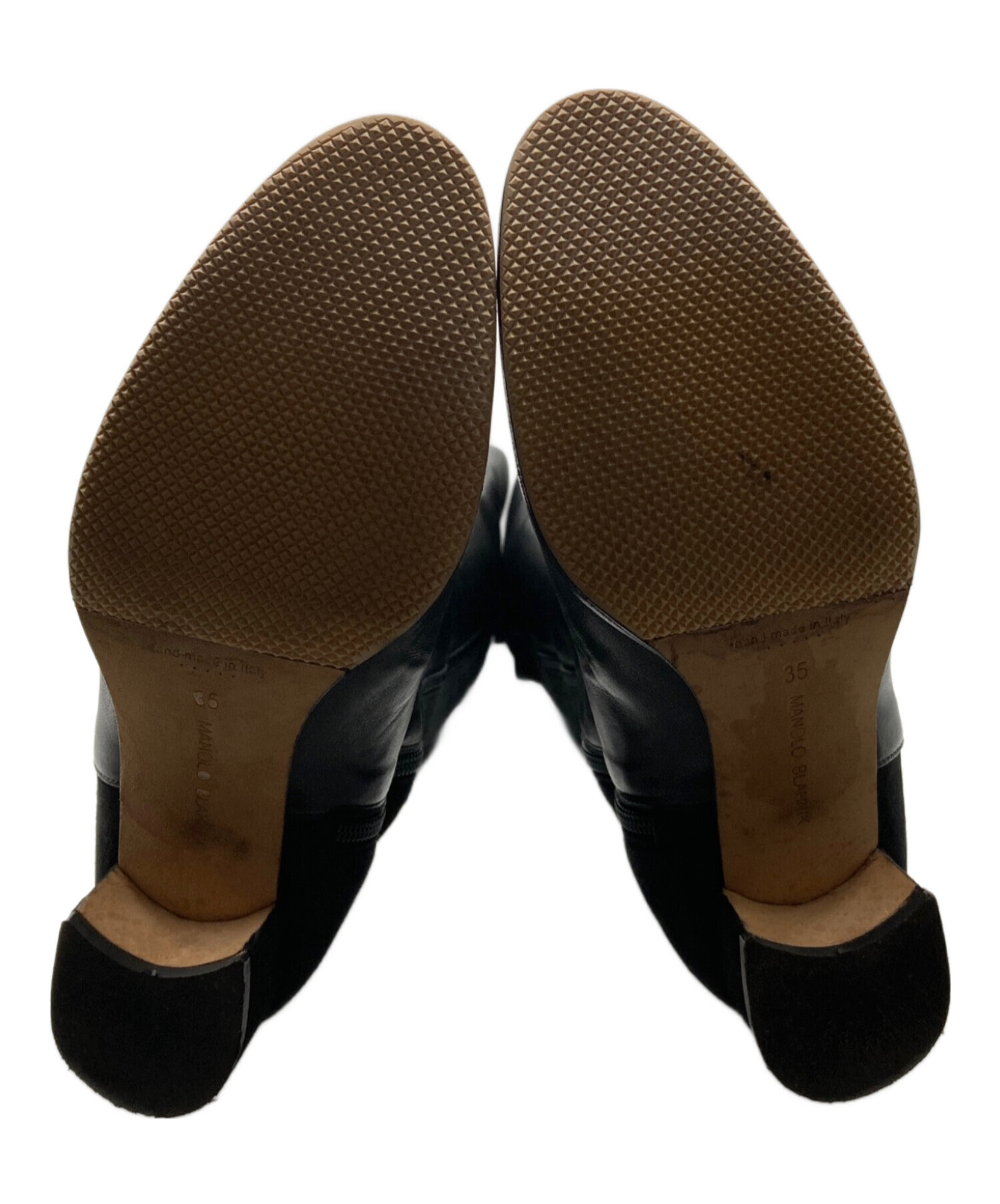 Manolo Blahnik 黒 ロングブーツ 38FROM JAPAN Manolo Blahnik 黒 ロングブーツ 38