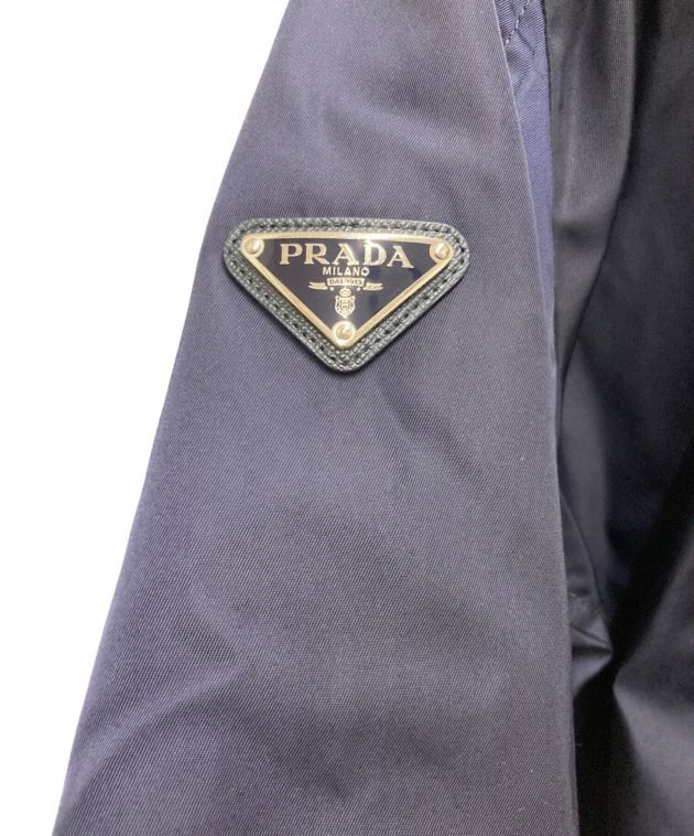 中古・古着通販】PRADA (プラダ) ナイロンボンバージャケット ネイビー