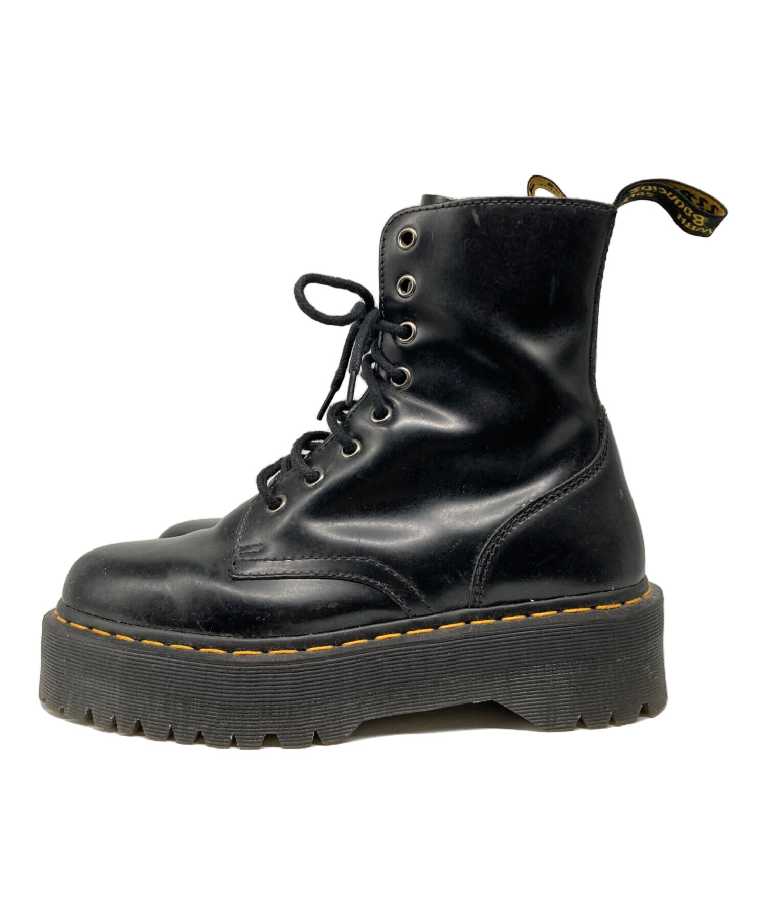 中古ドクターマーチン8ホール 厚底 中古】dr.martens(ドクターマーチン)レディース8ホールJADON厚底