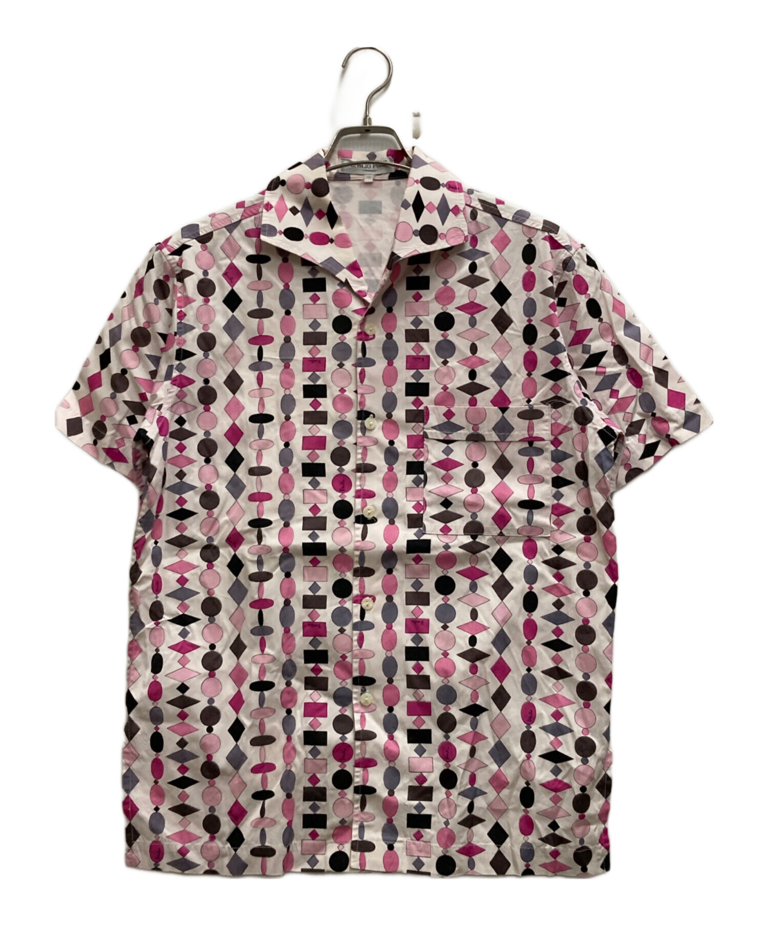 中古・古着通販】Emilio Pucci (エミリオ プッチ) 総柄シャツ ピンク