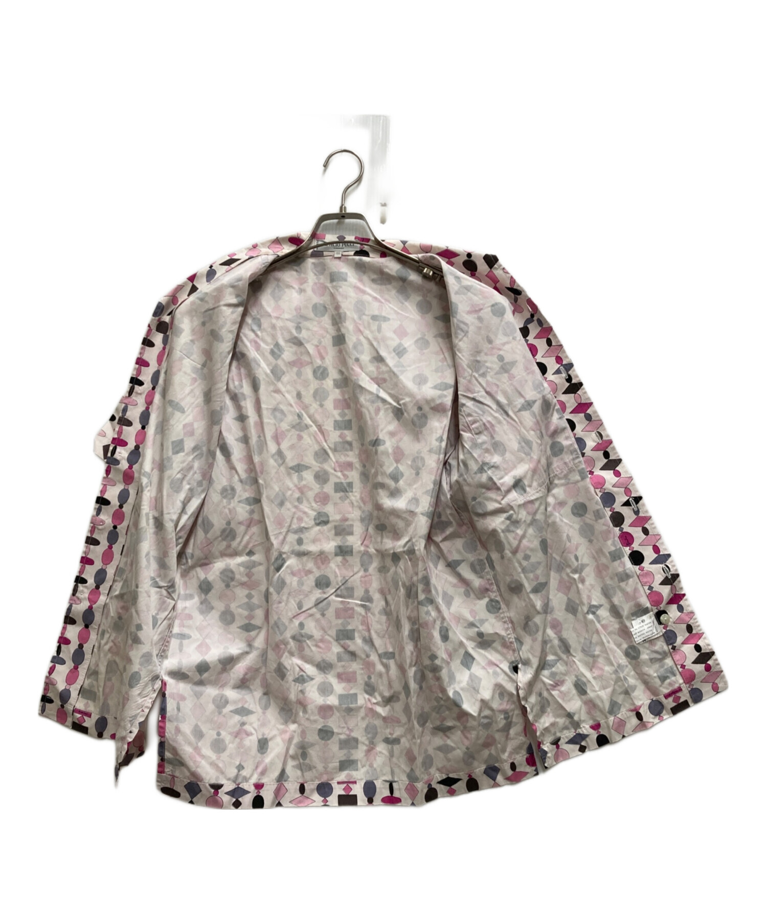 中古・古着通販】Emilio Pucci (エミリオ プッチ) 総柄シャツ ピンク