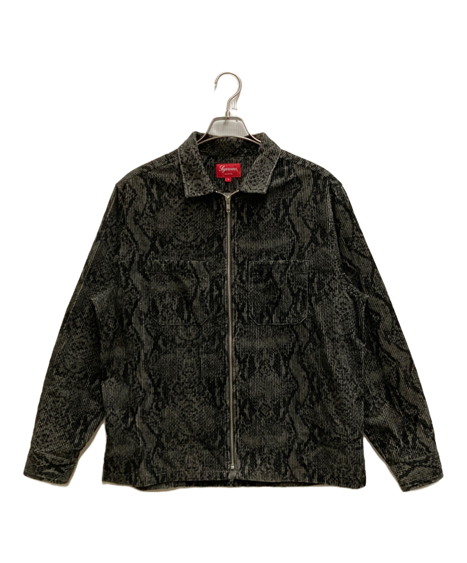 中古・古着通販】SUPREME (シュプリーム) Snakeskin Corduroy Zip Up