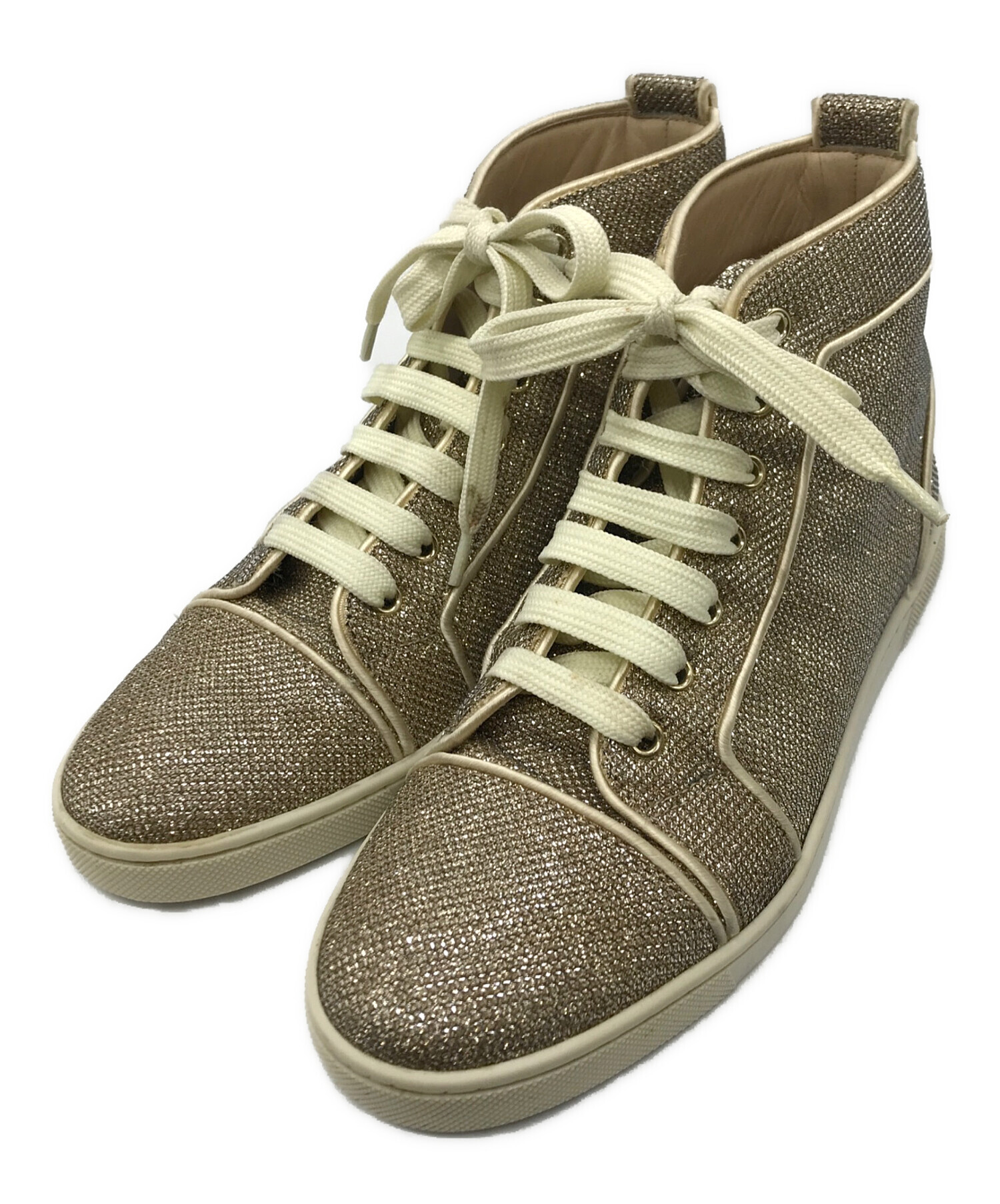 クリスチャンルブタン　スニーカー　28.0 ゴールドカラー 中古・古着通販】Christian Louboutin (クリスチャン・ルブタン