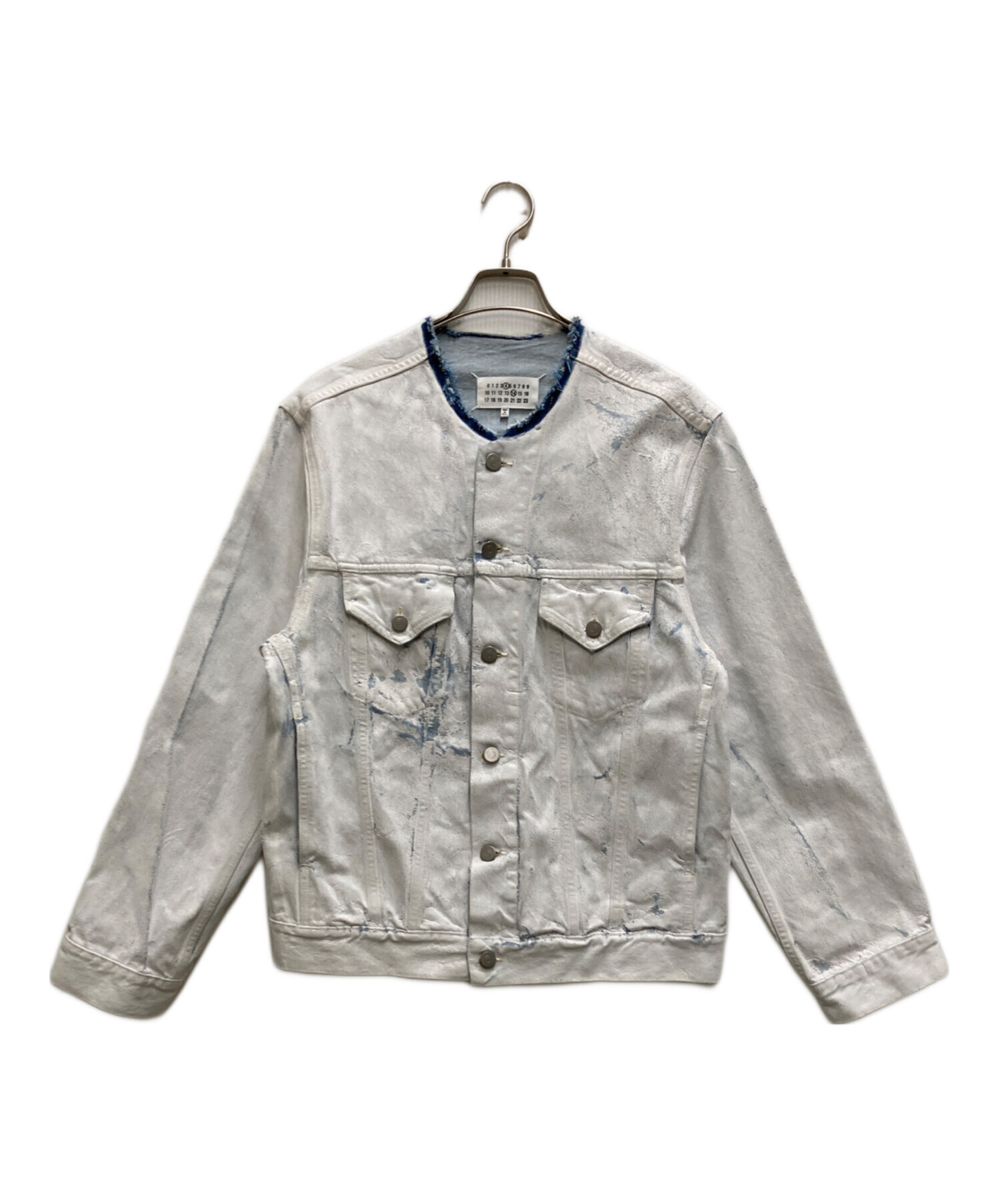 ジャケット・アウター Maison Margiela14 Collarless Jacket Navy Maison Margiela14 Collarless Jacket Navy Maison Margiela