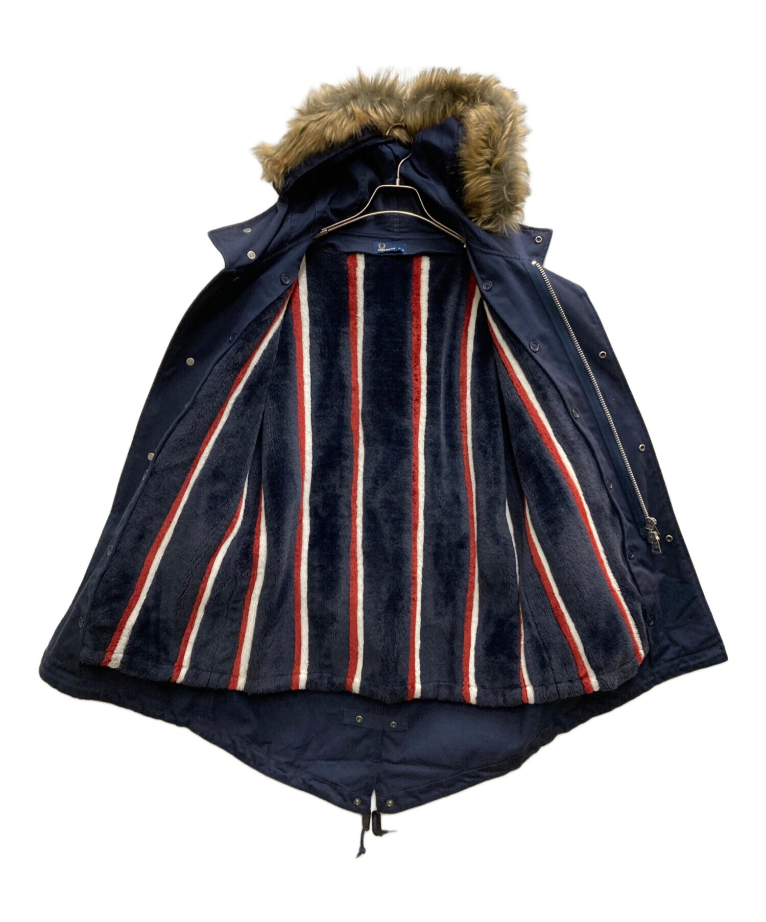 中古・古着通販】FRED PERRY (フレッドペリー) モッズコート ネイビー