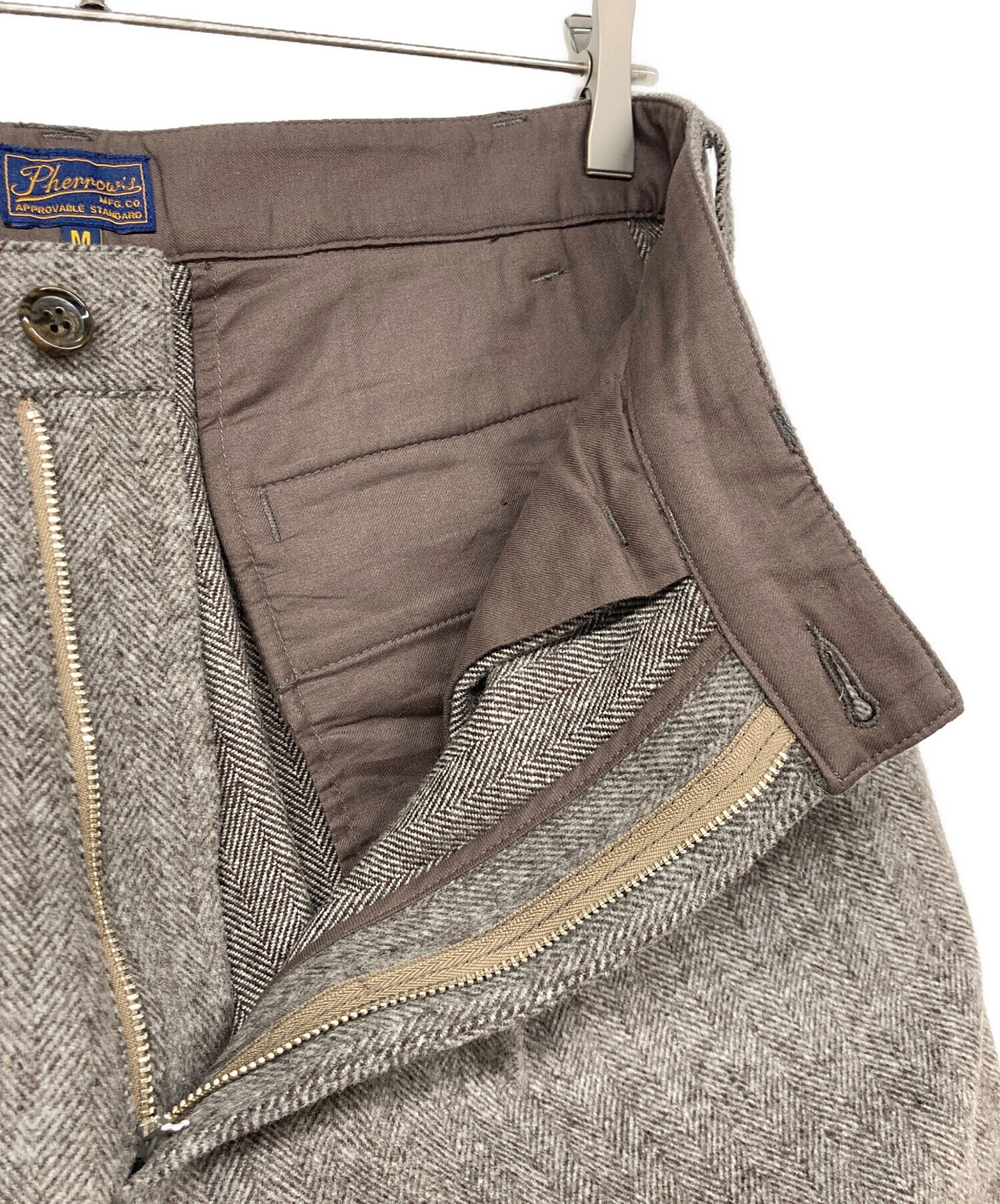 フェローズ PHERROW’S ウール パンツ スラックス ヘリンボーン w30 3049004320728719_01_3660w.jpeg