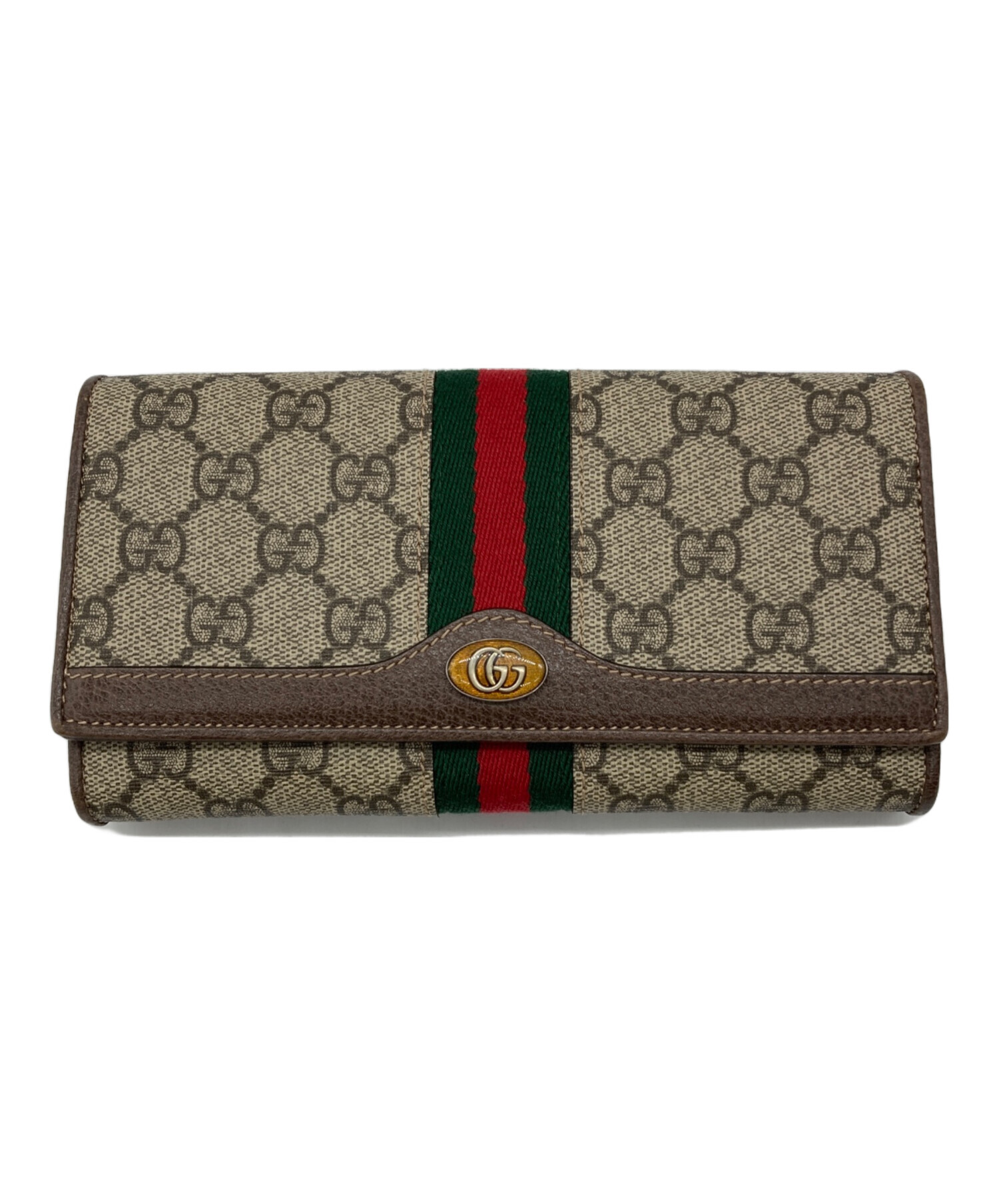 中古・古着通販】GUCCI (グッチ) チェーンウォレット ベージュ