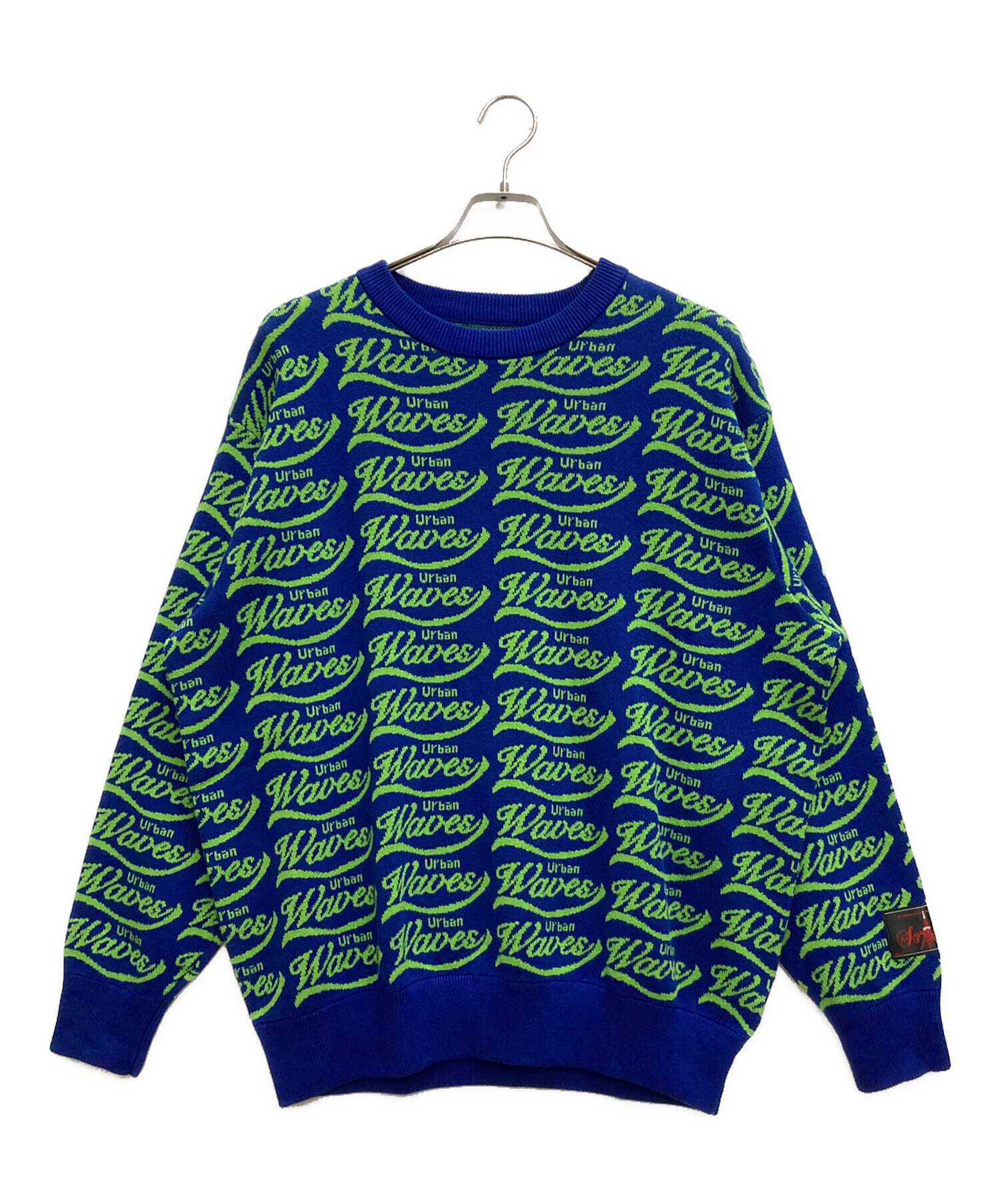 トップス SYUMAN. Urban Waves Sweater 24ss 中古・古着通販】SYUMAN. (シュウマン) Urban Waves Sweater グリーン