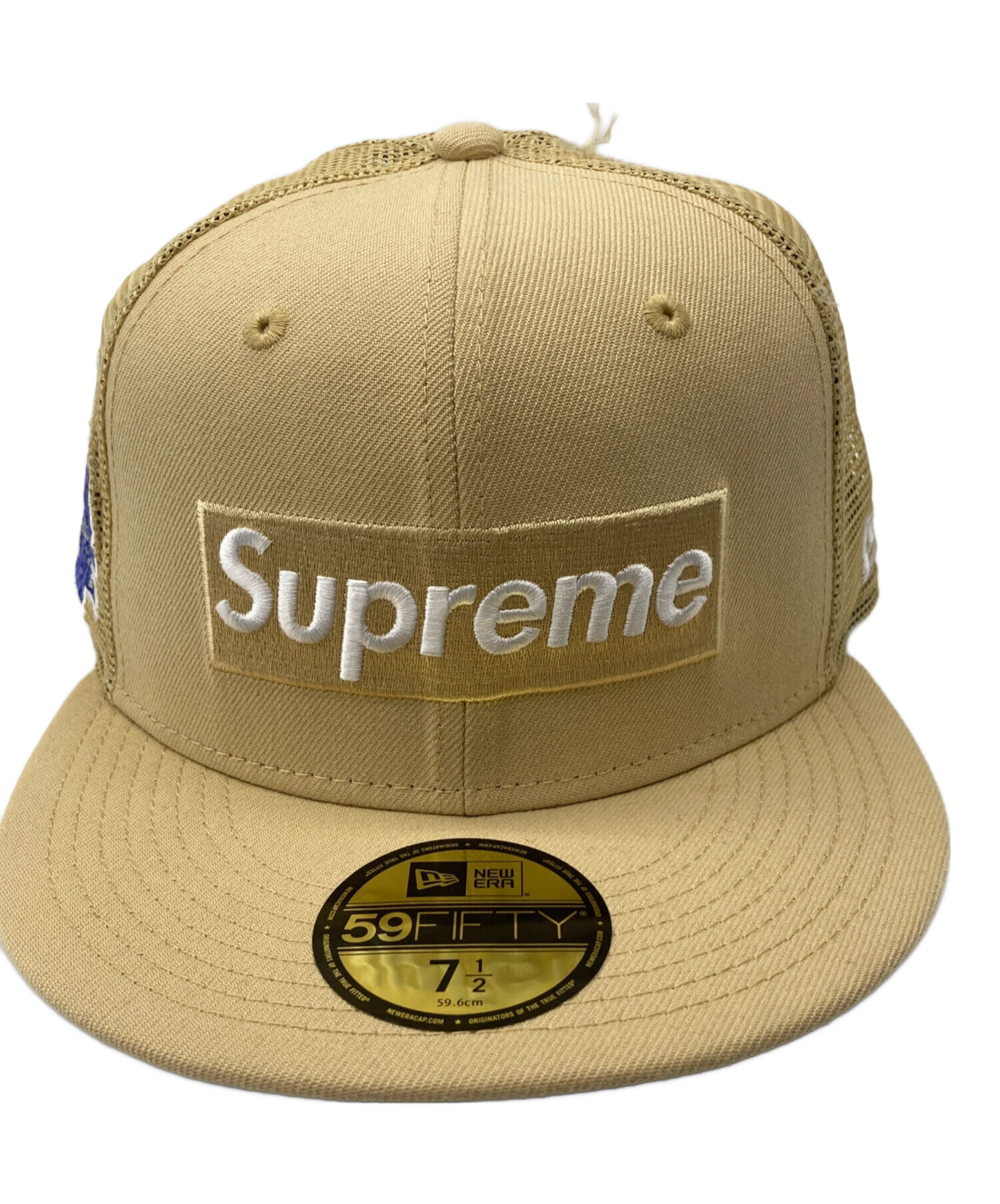 Supreme 59FIFTY ベージュキャップ 7 1/2 【公式通販】