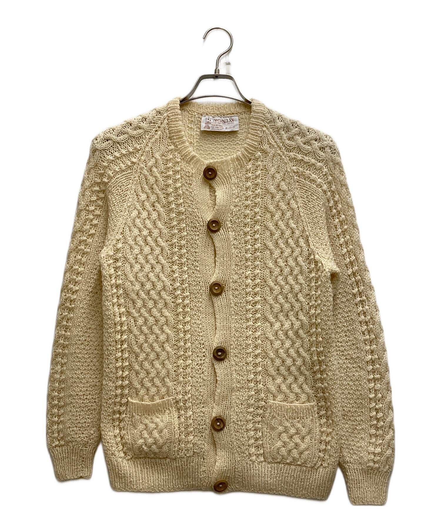中古・古着通販】INVERALLAN (インバーアラン) ニットカーディガン 