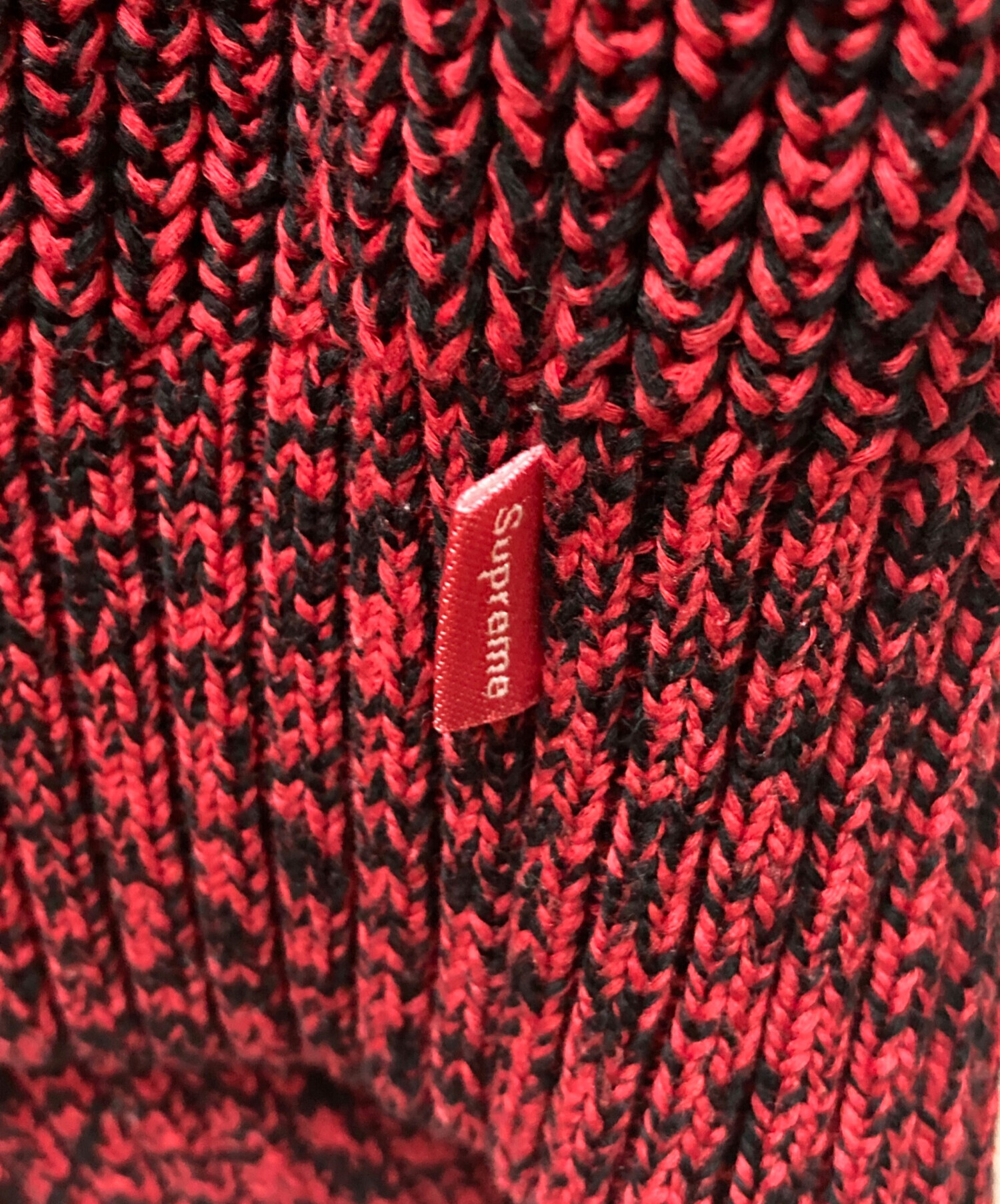 Supreme Melange Rib Knit Sweater 