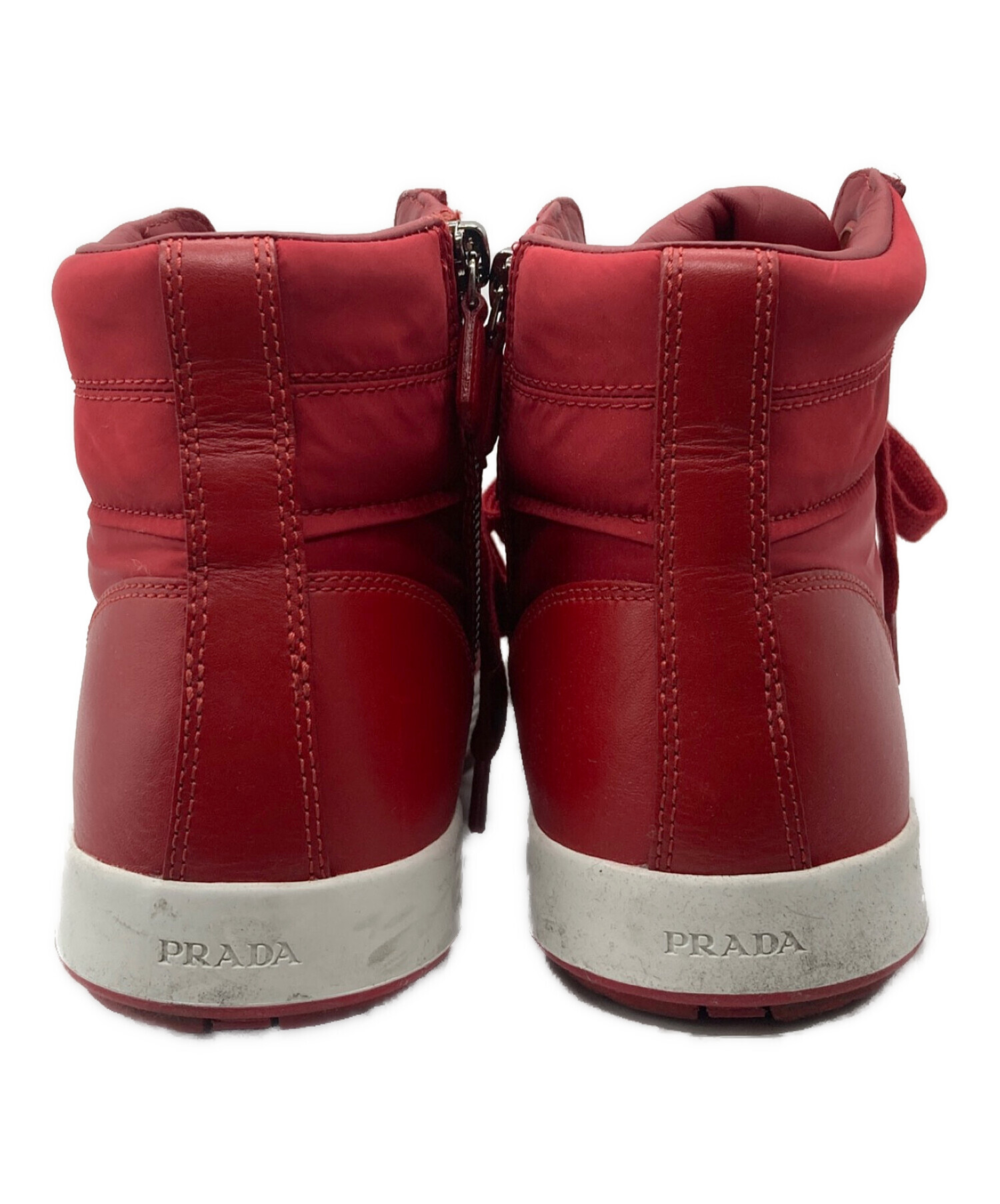 PRADA SPORTS プラダスポーツ　レザー　ナイロン　ブーツ　36 1/2 楽天市場】PRADA SPORT プラダスポーツ SKISKOLAERモデル サイドゴア