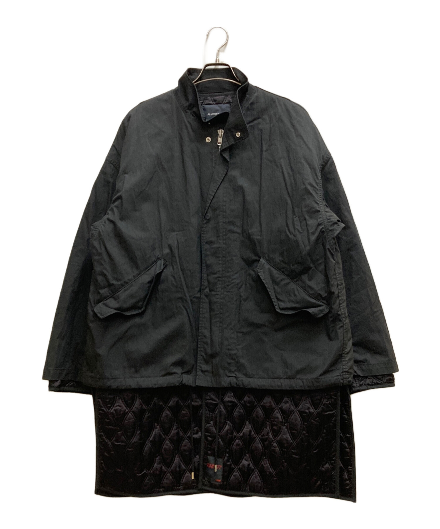 ジャケット・アウター ALMOSTBLACK 5WAY LAYERED COAT ALMOSTBLACK 5WAY LAYERED COAT