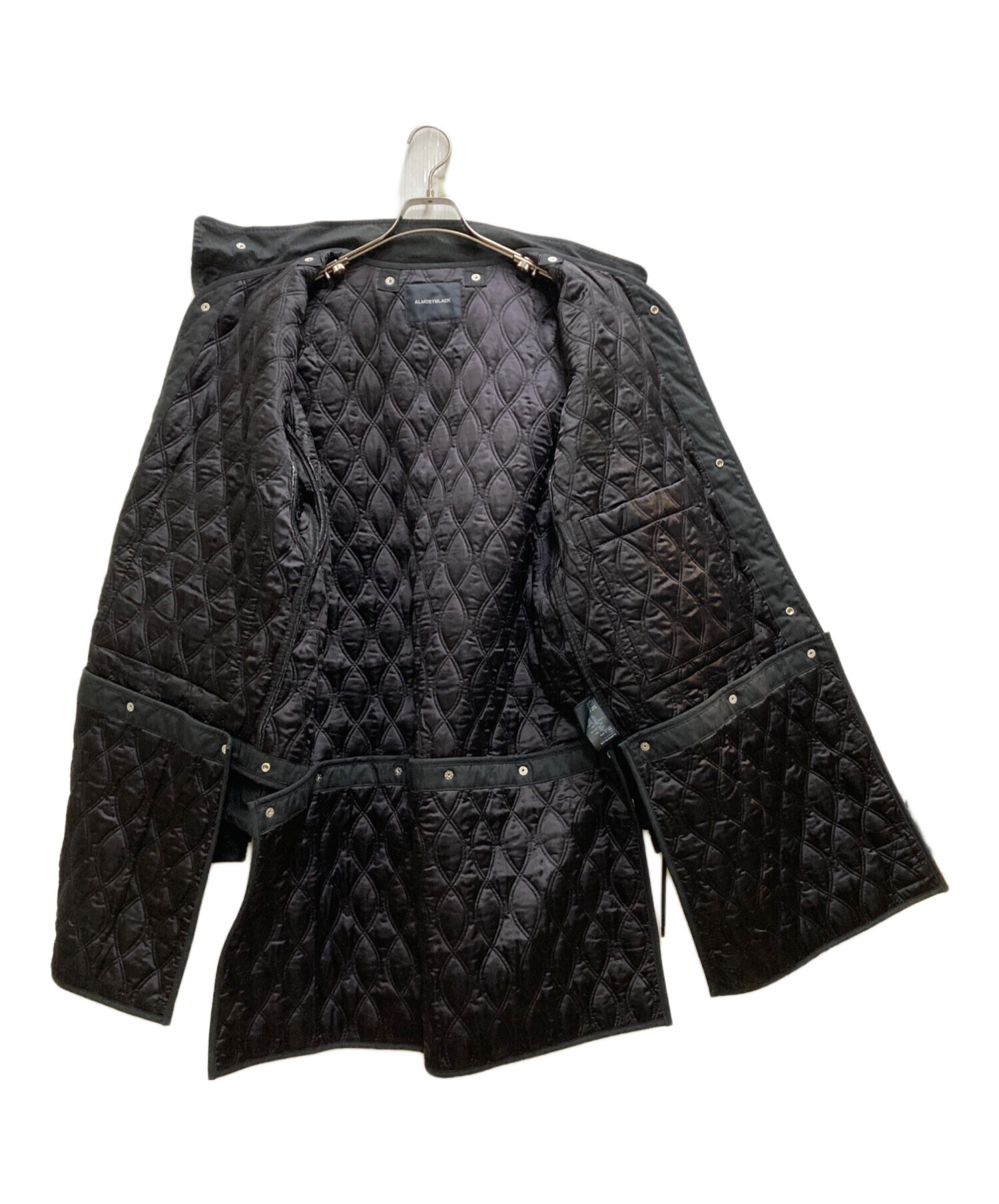 ALMOSTBLACK 5WAY LAYERED COAT