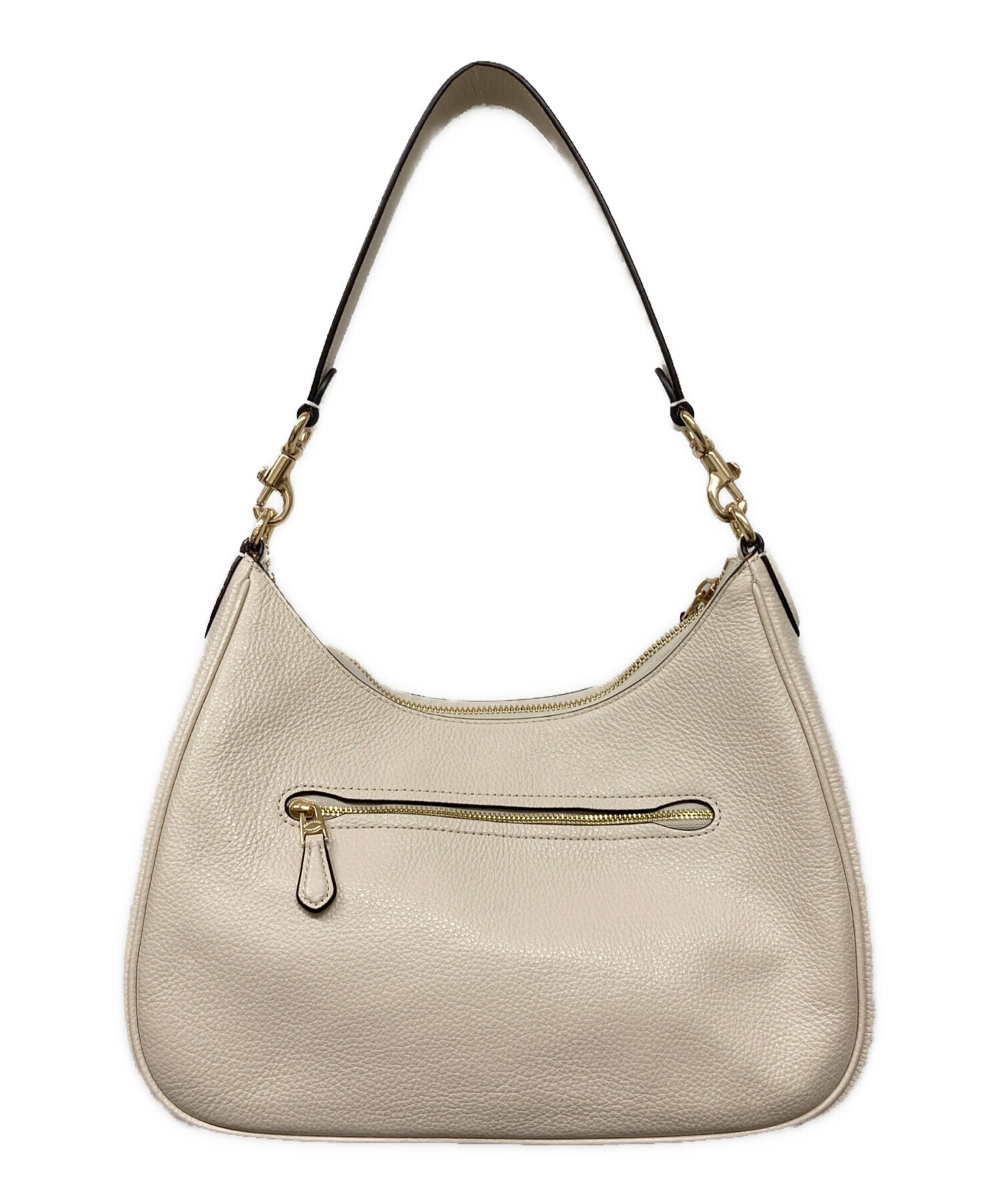 COACH テリ ホーボー ショルダーバッグ ホワイト 中古・古着通販COACH 