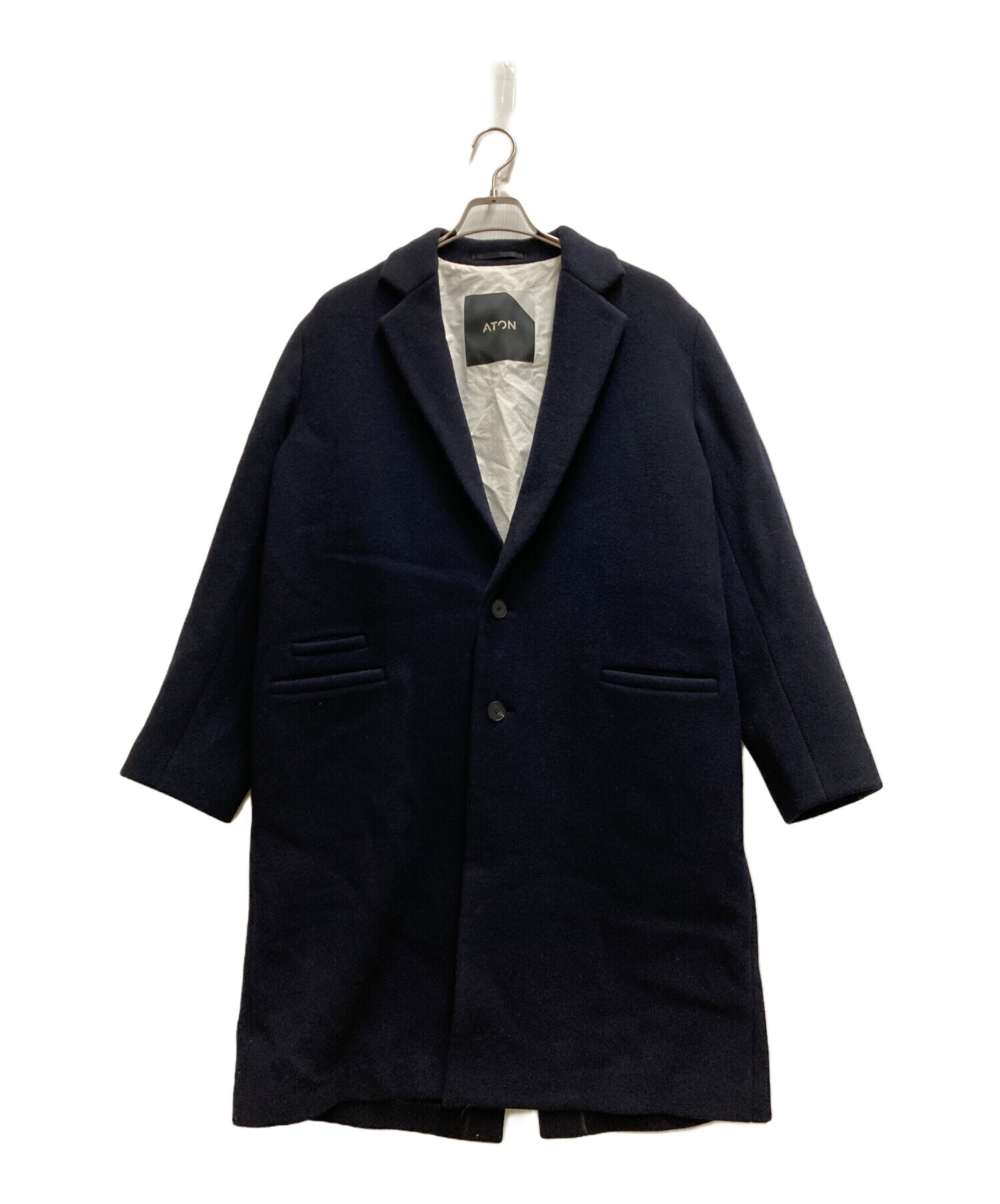 S級美品 ATON AIR DOUBLE MELTON LODEN COAT L 中古・古着通販】ATON