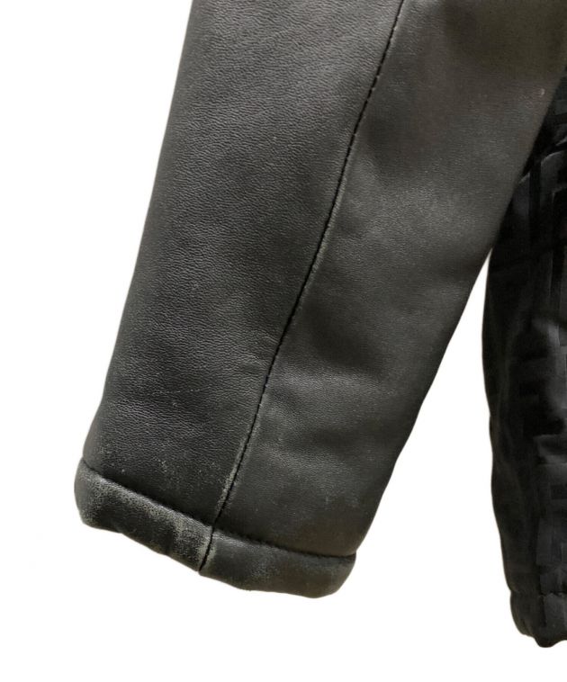 中古・古着通販】FENDI (フェンディ) レザーパテッドジャケット