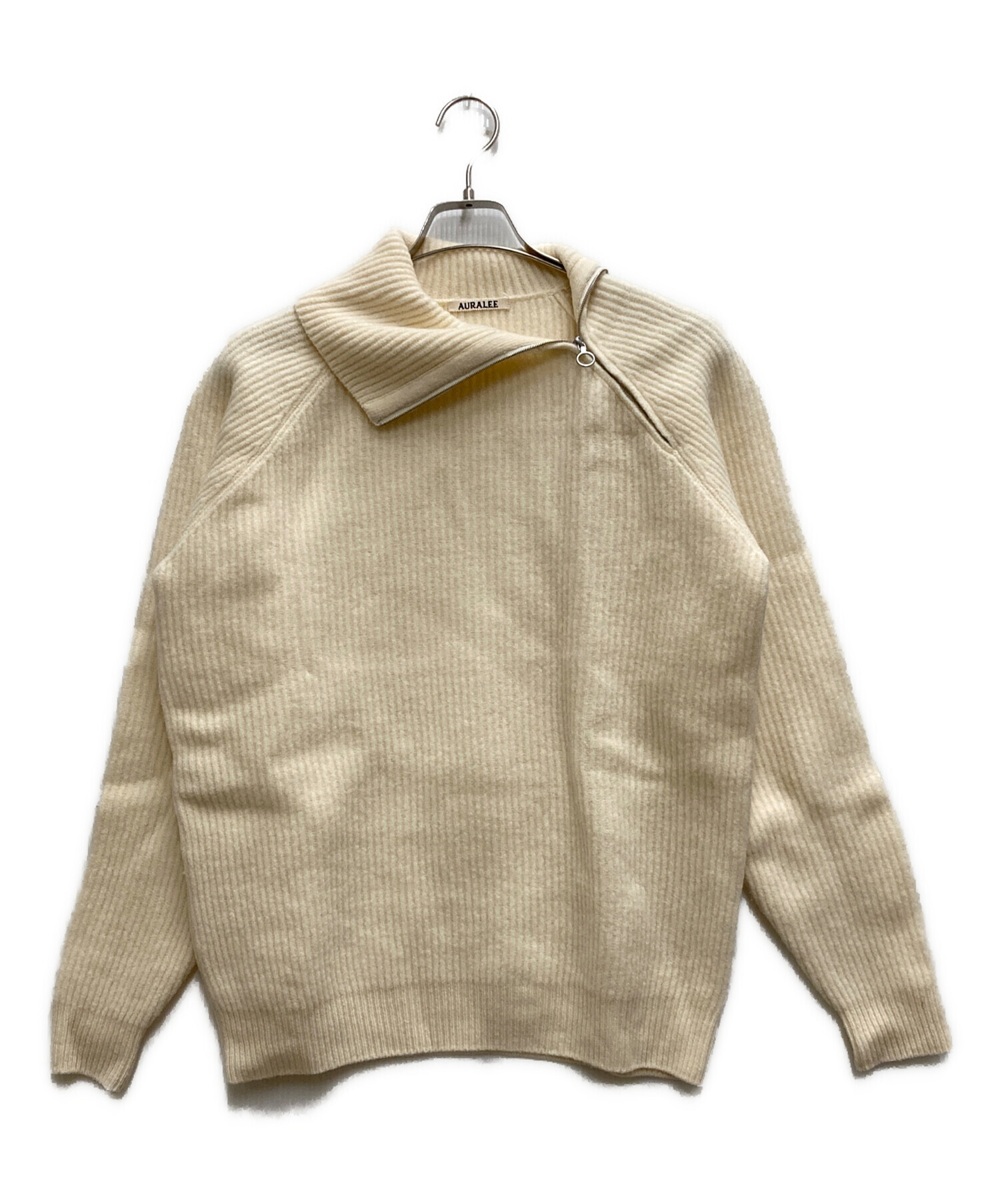 中古・古着通販】AURALEE (オーラリー) MILLED FRENCH MERINO RIB KNIT 
