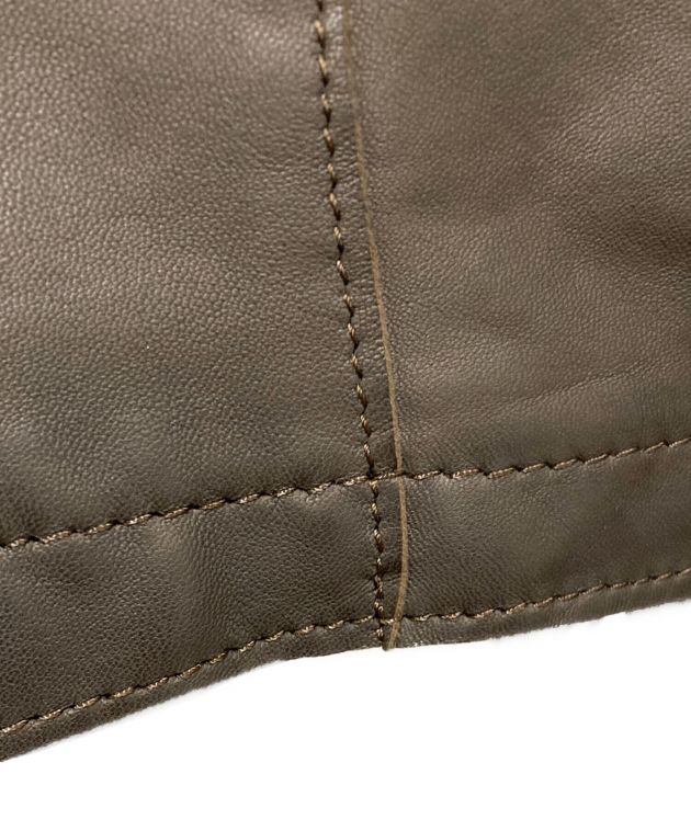 中古・古着通販】TAGLIATORE (タリアトーレ) パンチングレザー