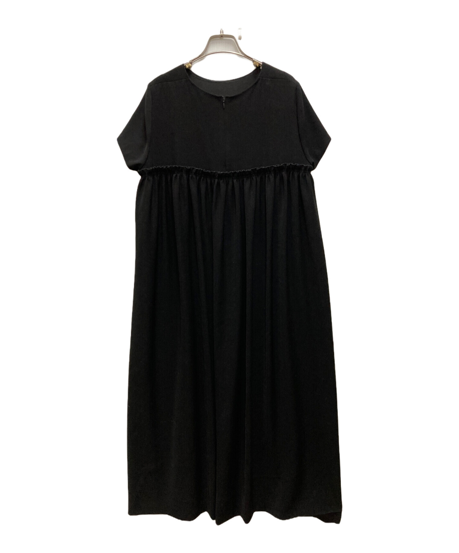 YOKO CHAN】ヨーコチャン 美品 ヘムフレアドレス 36 ブラック