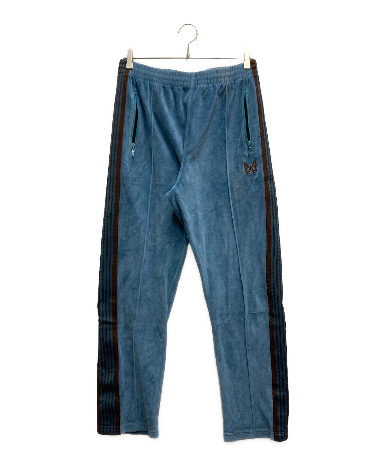 中古・古着通販】Needles (ニードルズ) ナロートラックベロアパンツ