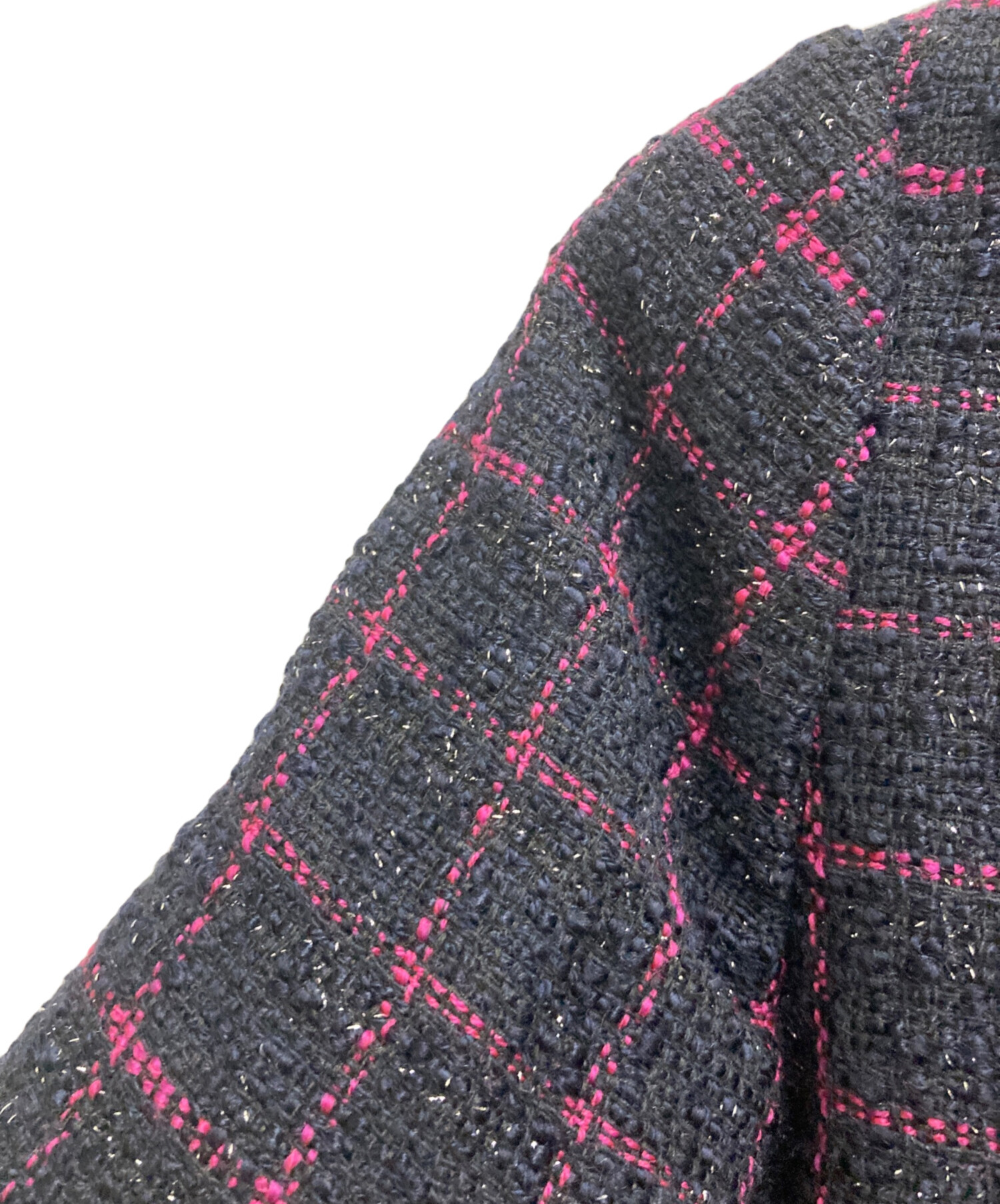 shellerシェリエ　ラメツイードジャケット　Fサイズ shellerシェリエ ラメツイードジャケット Fサイズ Glitter tweed