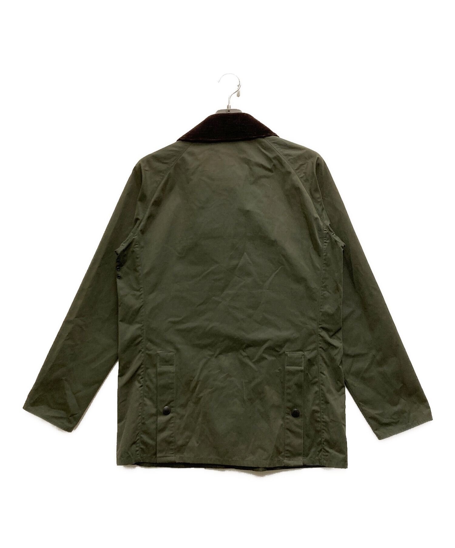 新品 Barbour バブアー TRANSPORT ピーチスキン 38 グリーン Barbour ジャケット テーラードジャケット 「TRANSPORT / トランス