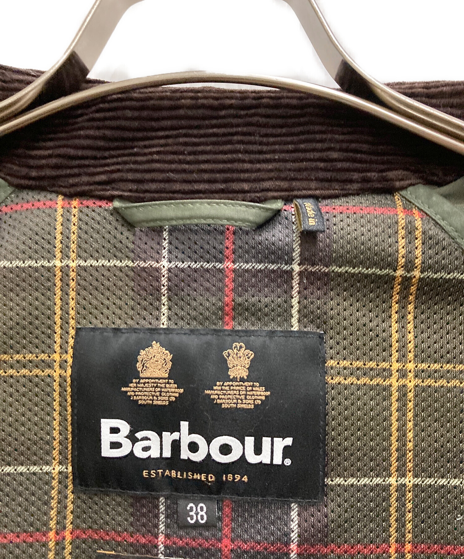 中古・古着通販】Barbour (バブアー) ピーチスキン スリム フィット 
