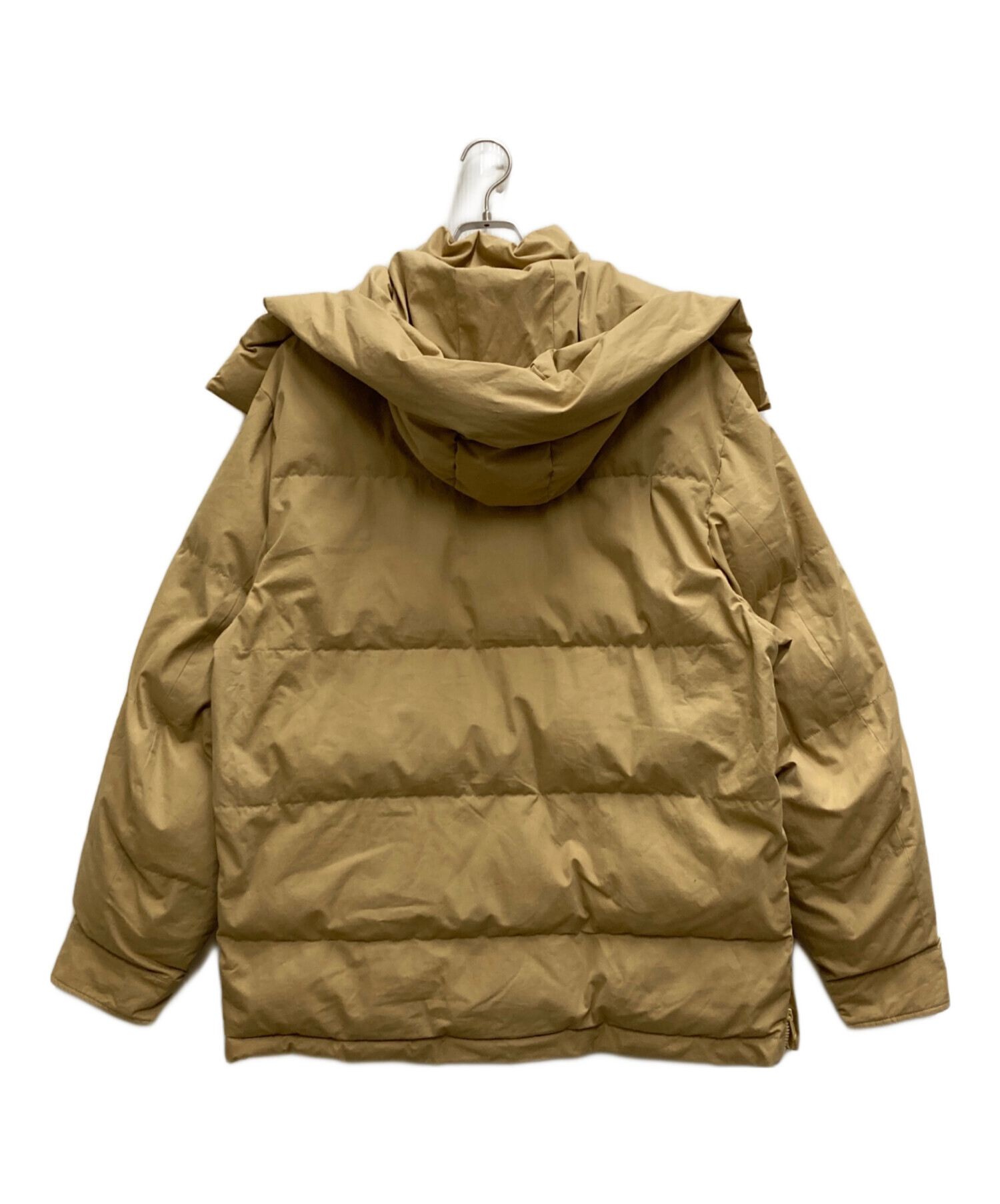 MAISON KITSUNEベージュ ダウンジャケット フード付き S size 中古・古着通販】maison kitsune (メゾンキツネ) PUFFER JACKET
