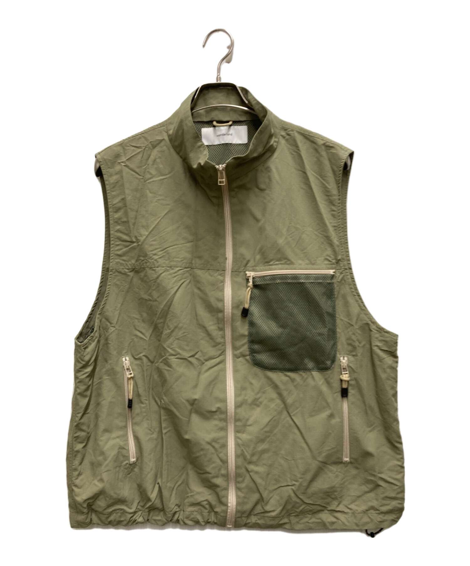 中古・古着通販】wonderland (ワンダーランド) North vest グリーン 